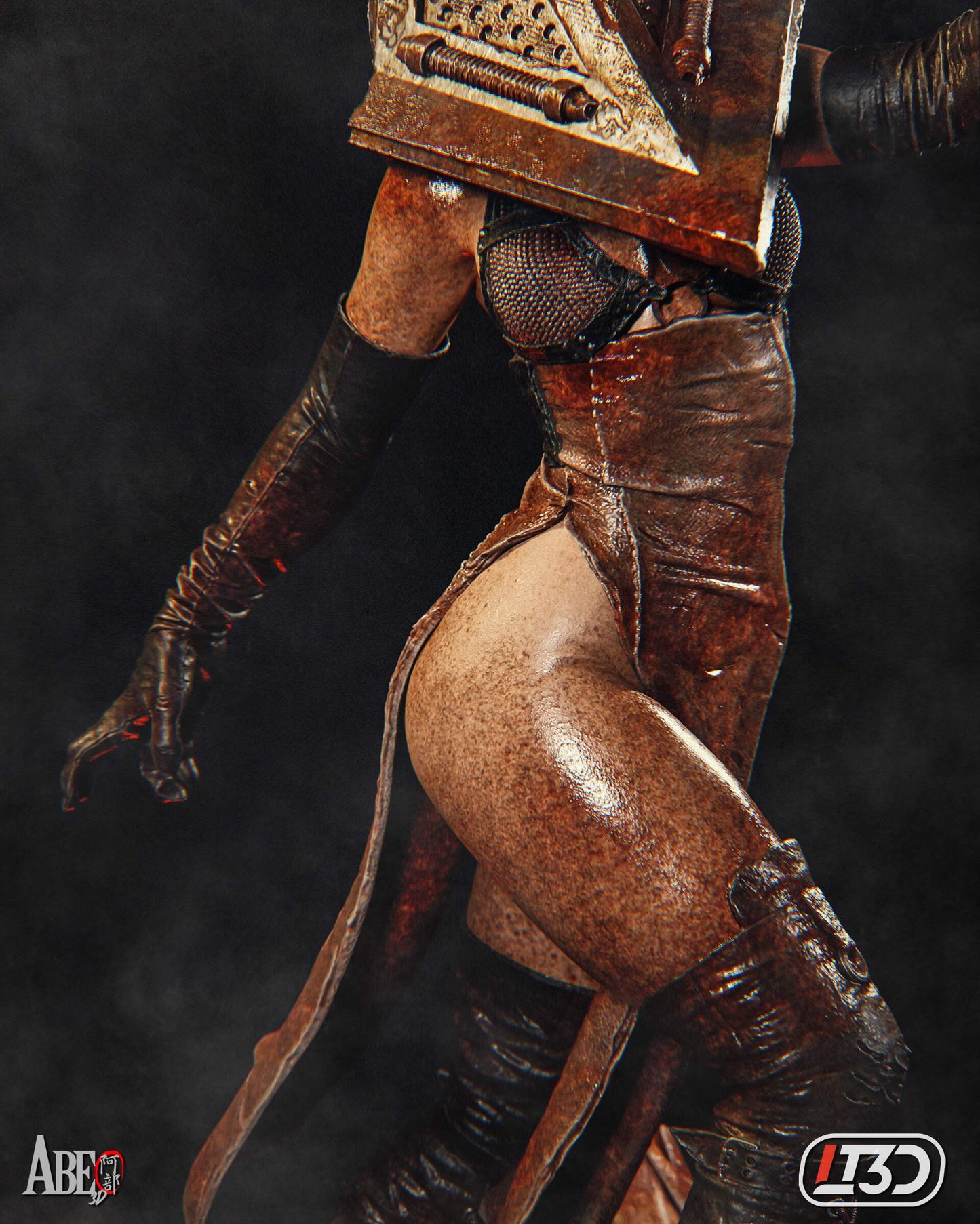 Pyramid Head Resin Art (Design by Abe3D)