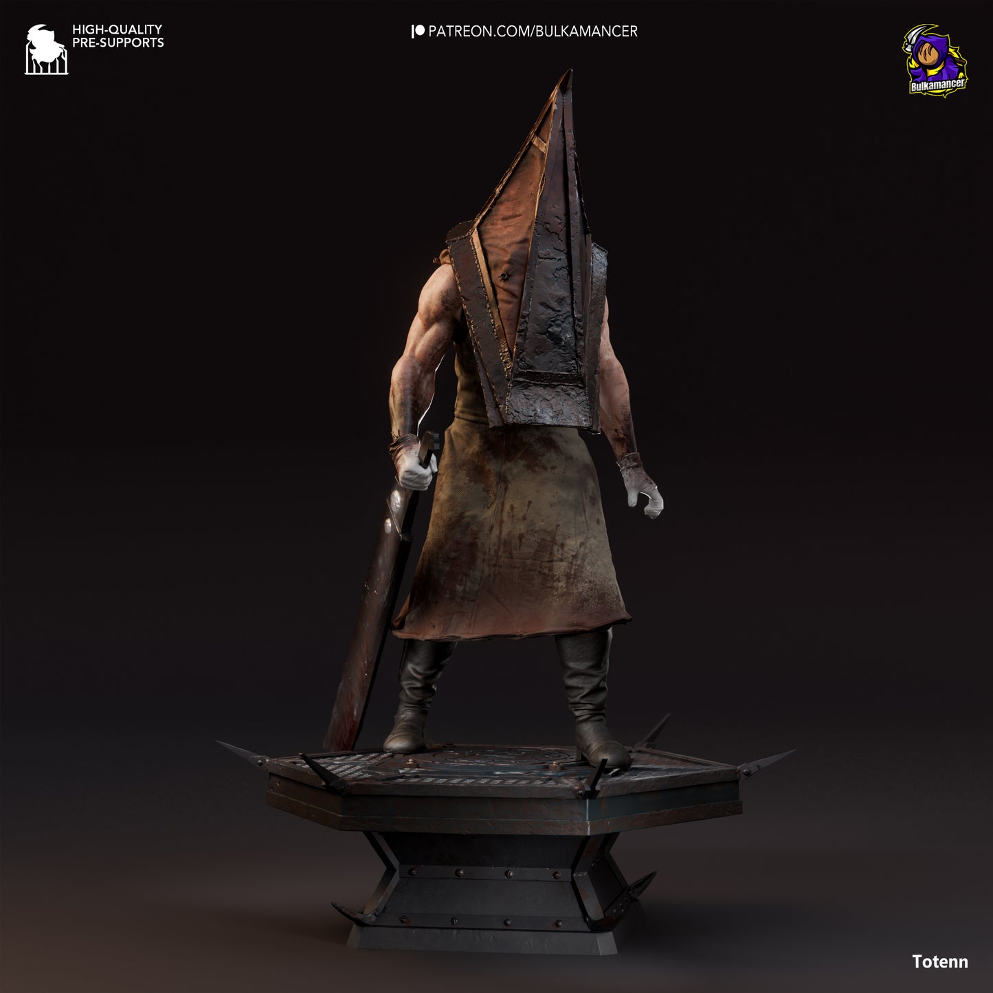 Pyramid Head Resin Fan Art - MTO (Bulka)