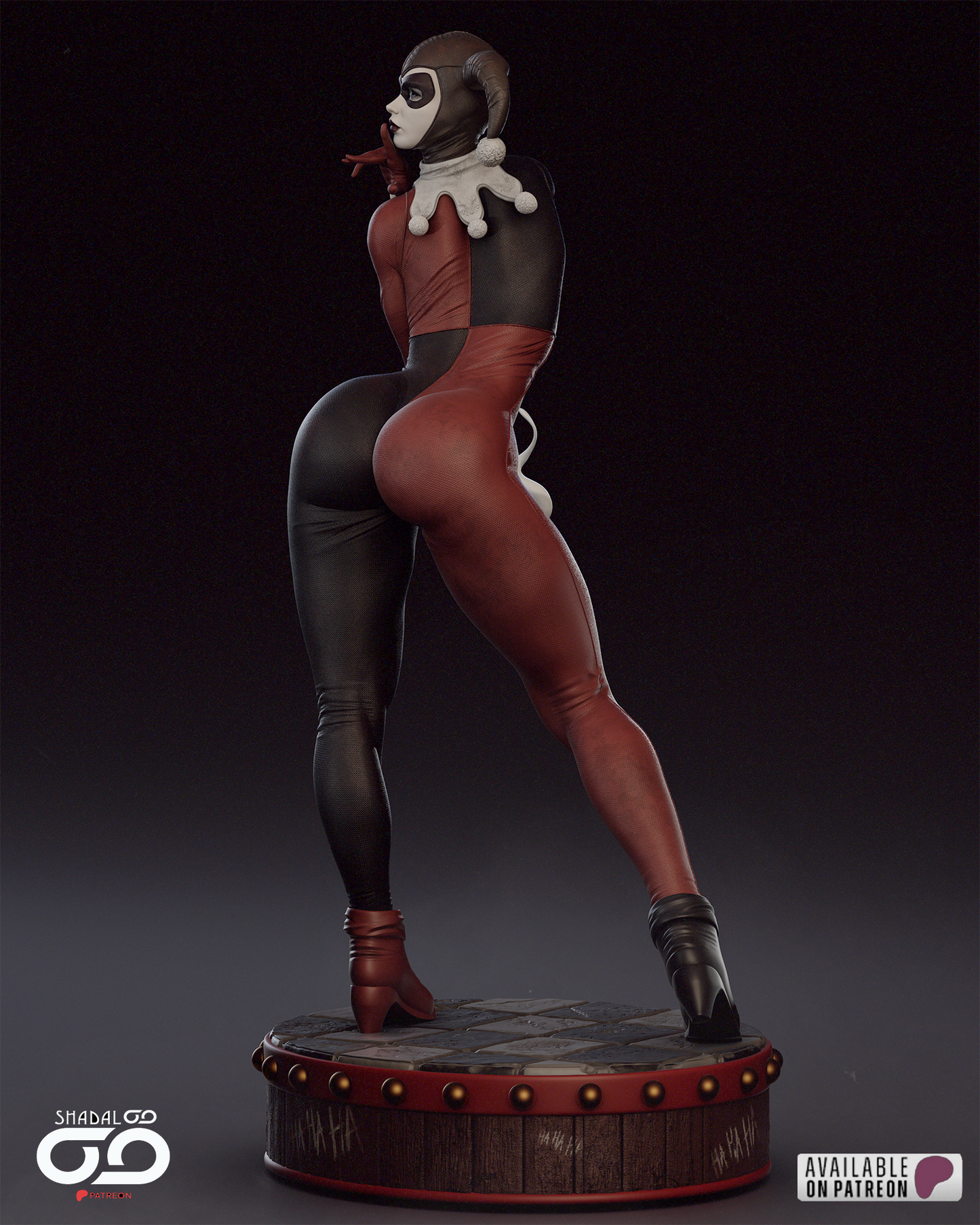 Harley Quinn Resin Sculpture Fan Art - MTO (SDO)