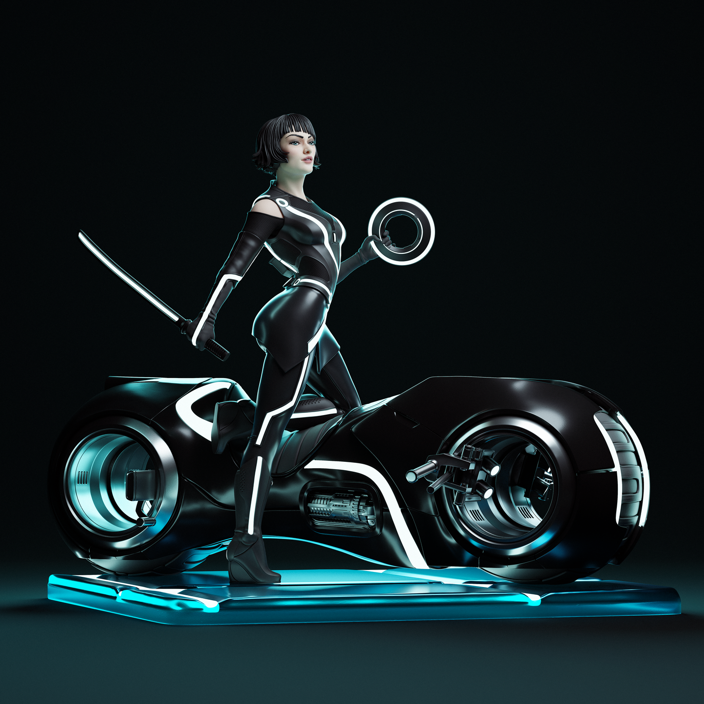 Quorra Resin Art - MTO (Design by CA3D)