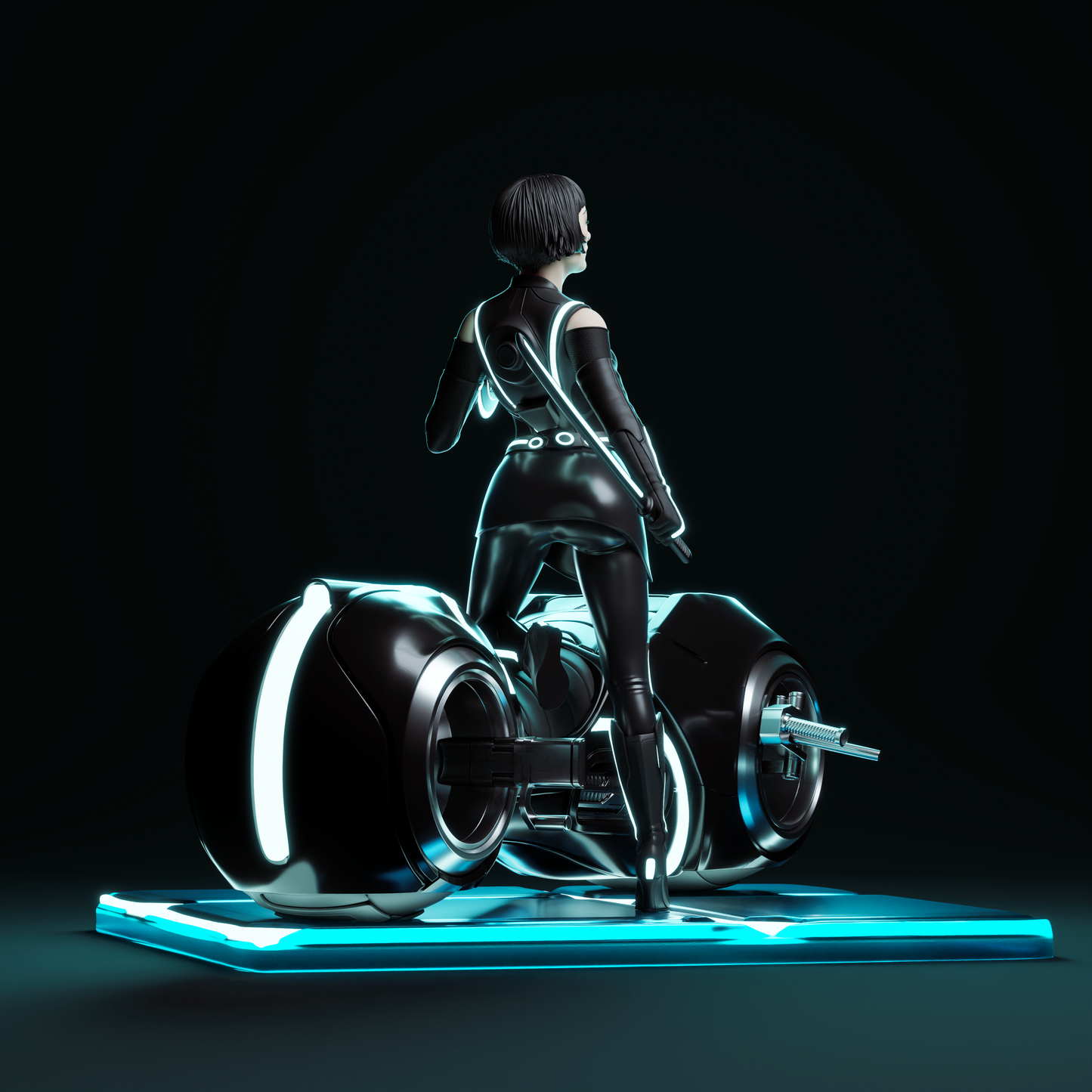 Quorra Resin Art - MTO (Design by CA3D)