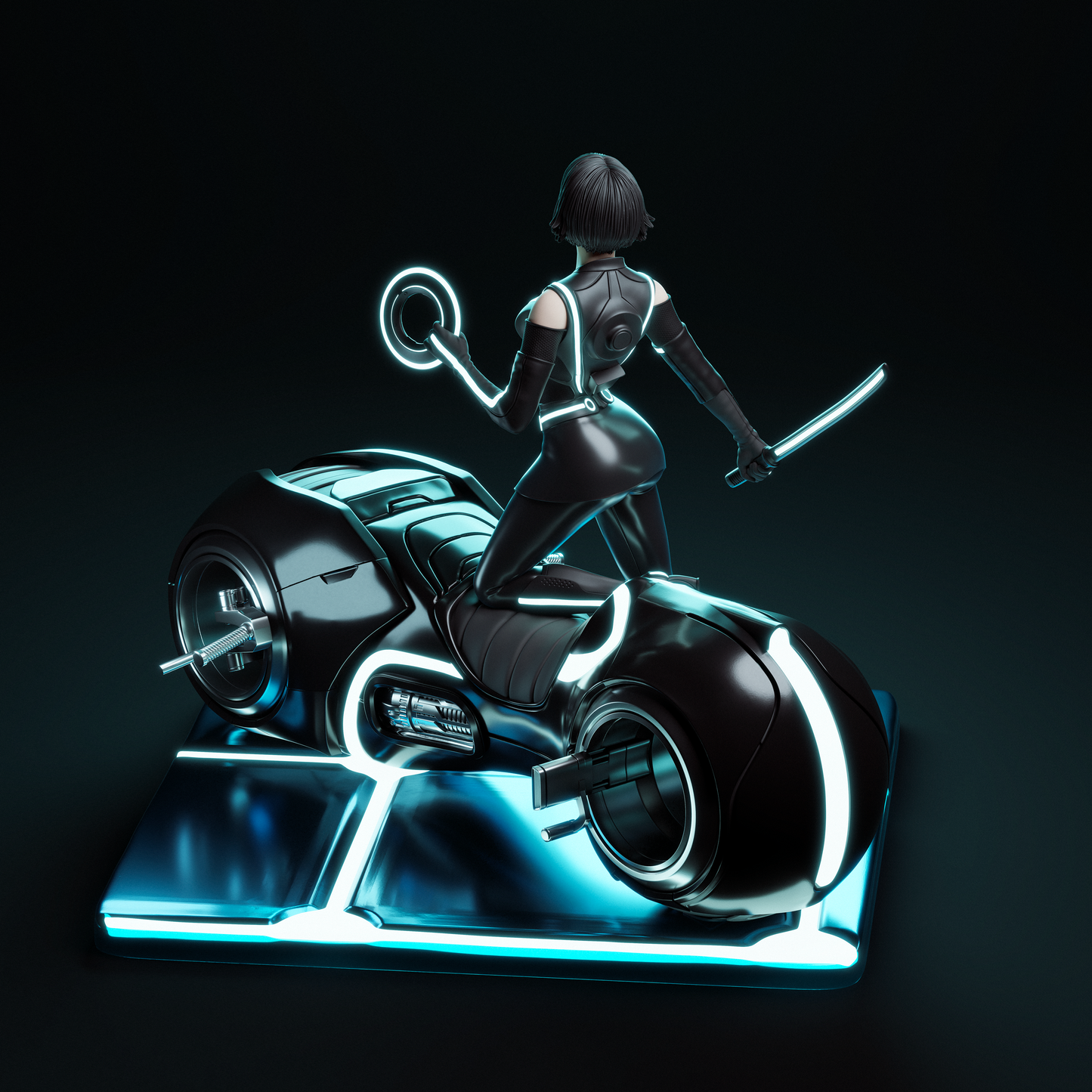 Quorra Resin Art - MTO (Design by CA3D)