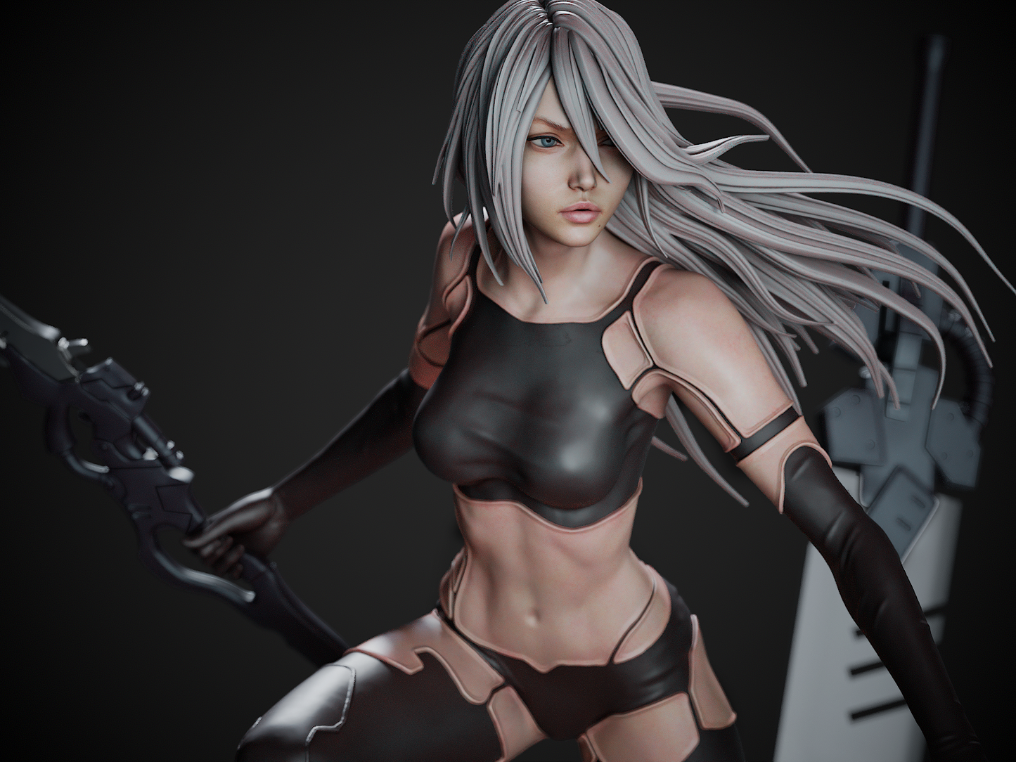 A2 Nier Automata Resin Fan Art - MTO (Design by CA3D Studios)