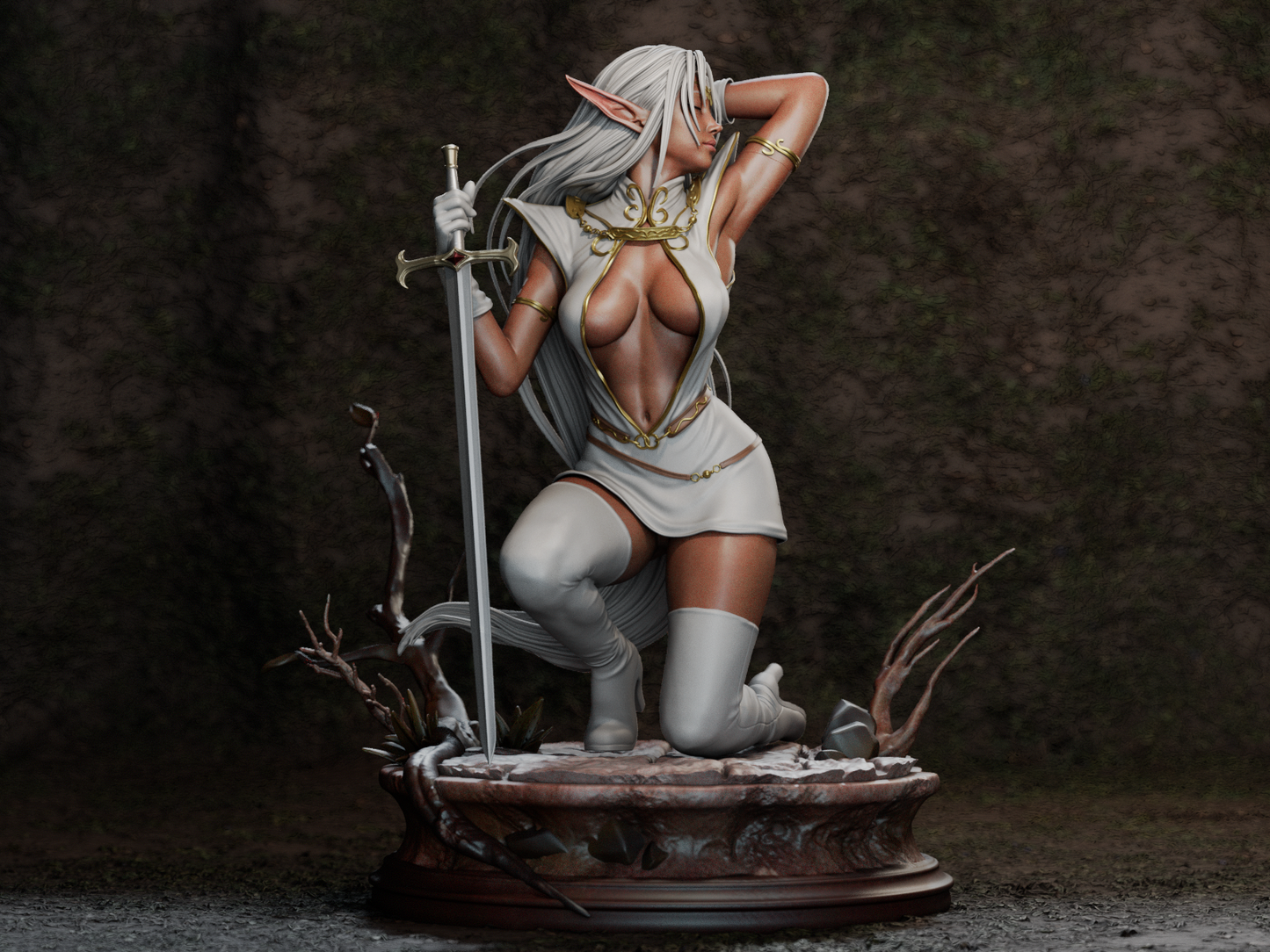 Pirotess Resin Sculpture (Design by CA3D Studios)