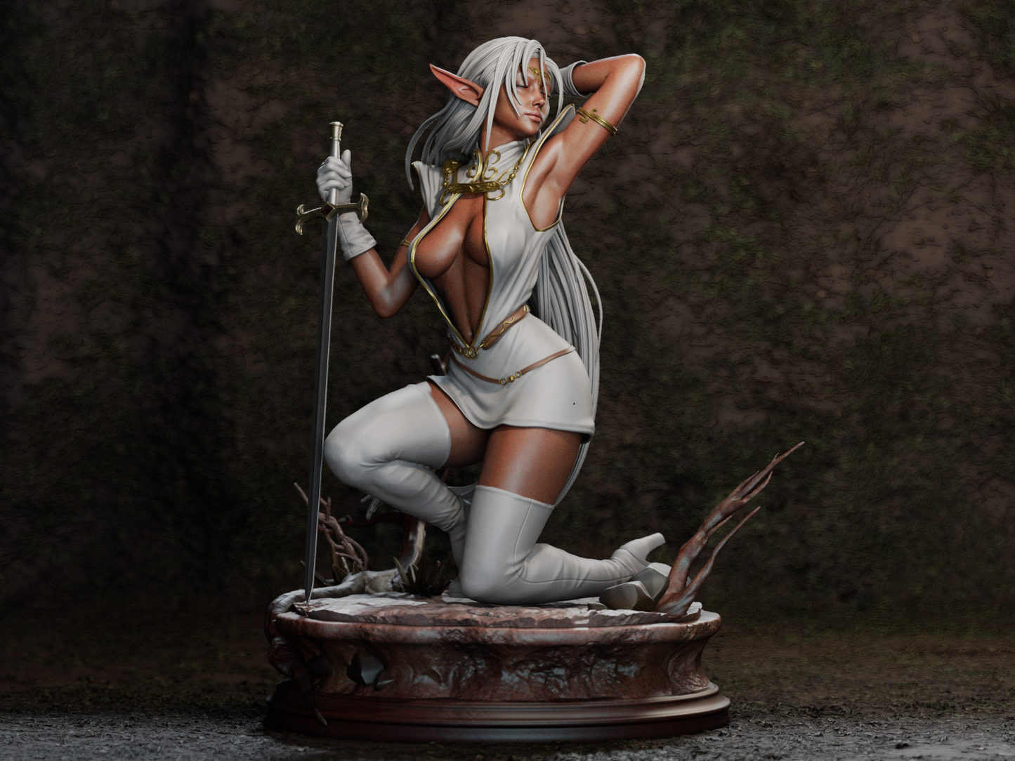 Pirotess Resin Sculpture (Design by CA3D Studios)