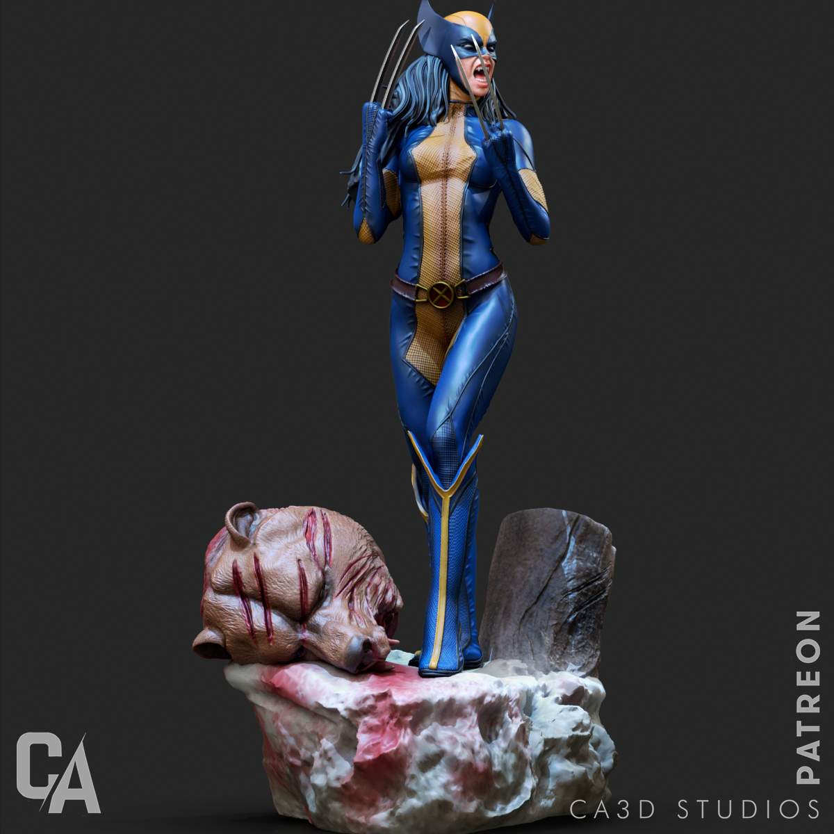 X-23 Wolverine/Laura Collectible Resin Fan Art Pro Painted - MTO