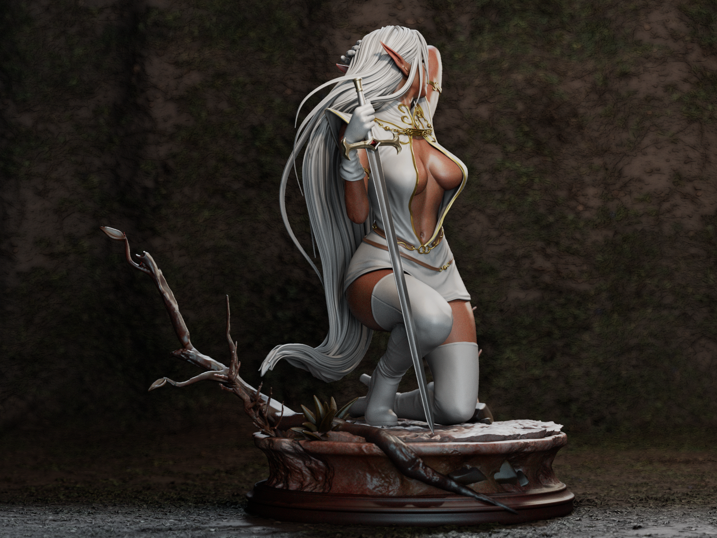 Pirotess Resin Sculpture (Design by CA3D Studios)