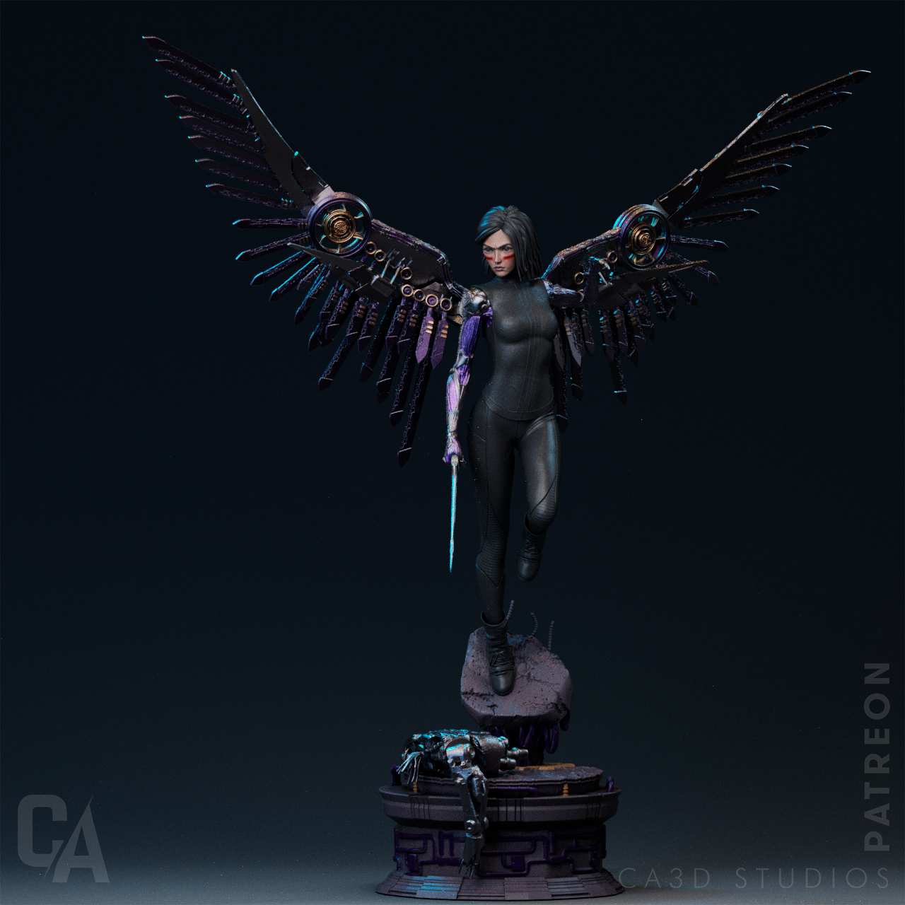 Alita Battle Angel Collectible Resin Fan Art - MTO