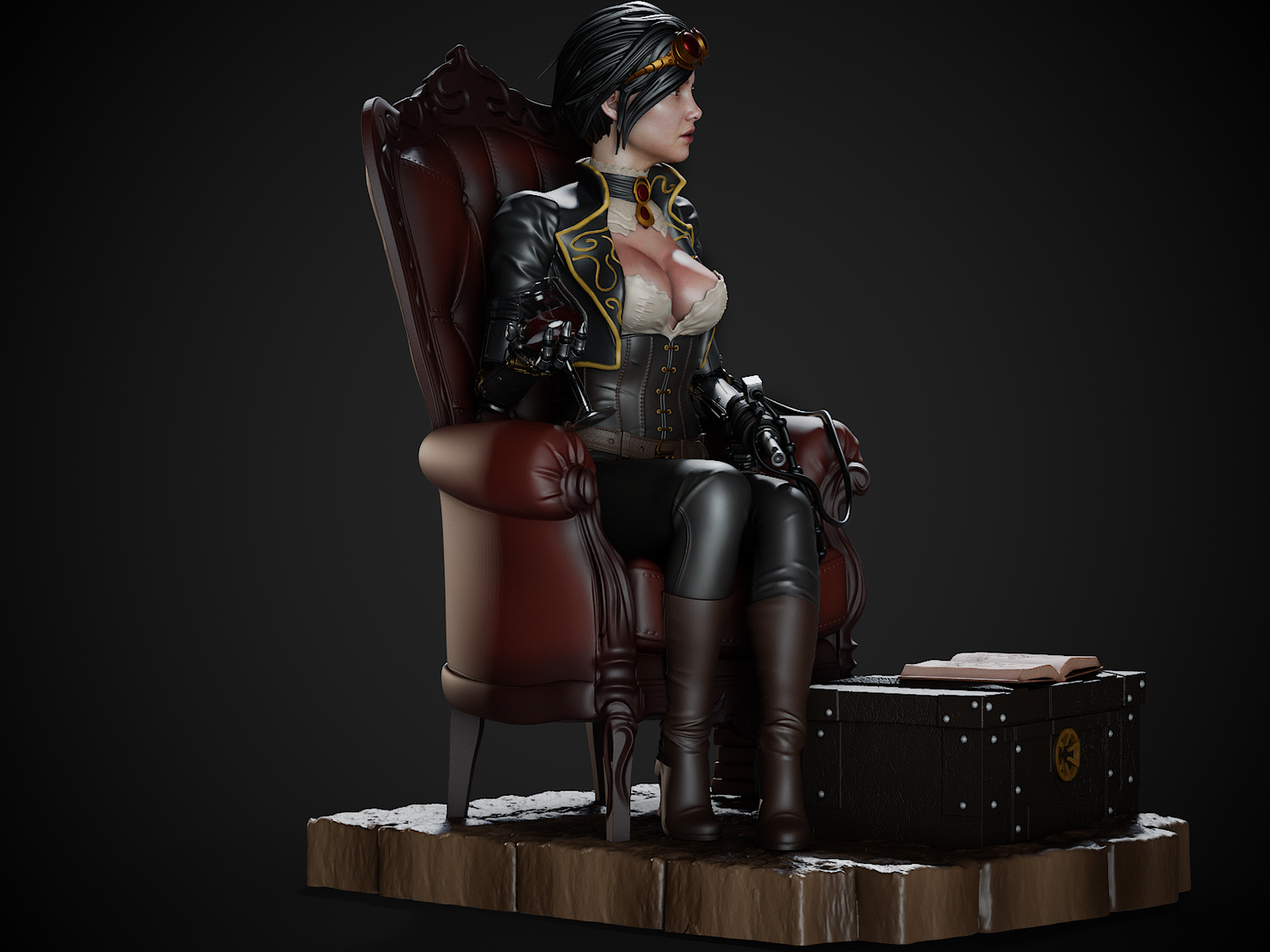 Lady Mechanika Resin Fan Art - MTO (Design by CA3D Studios)