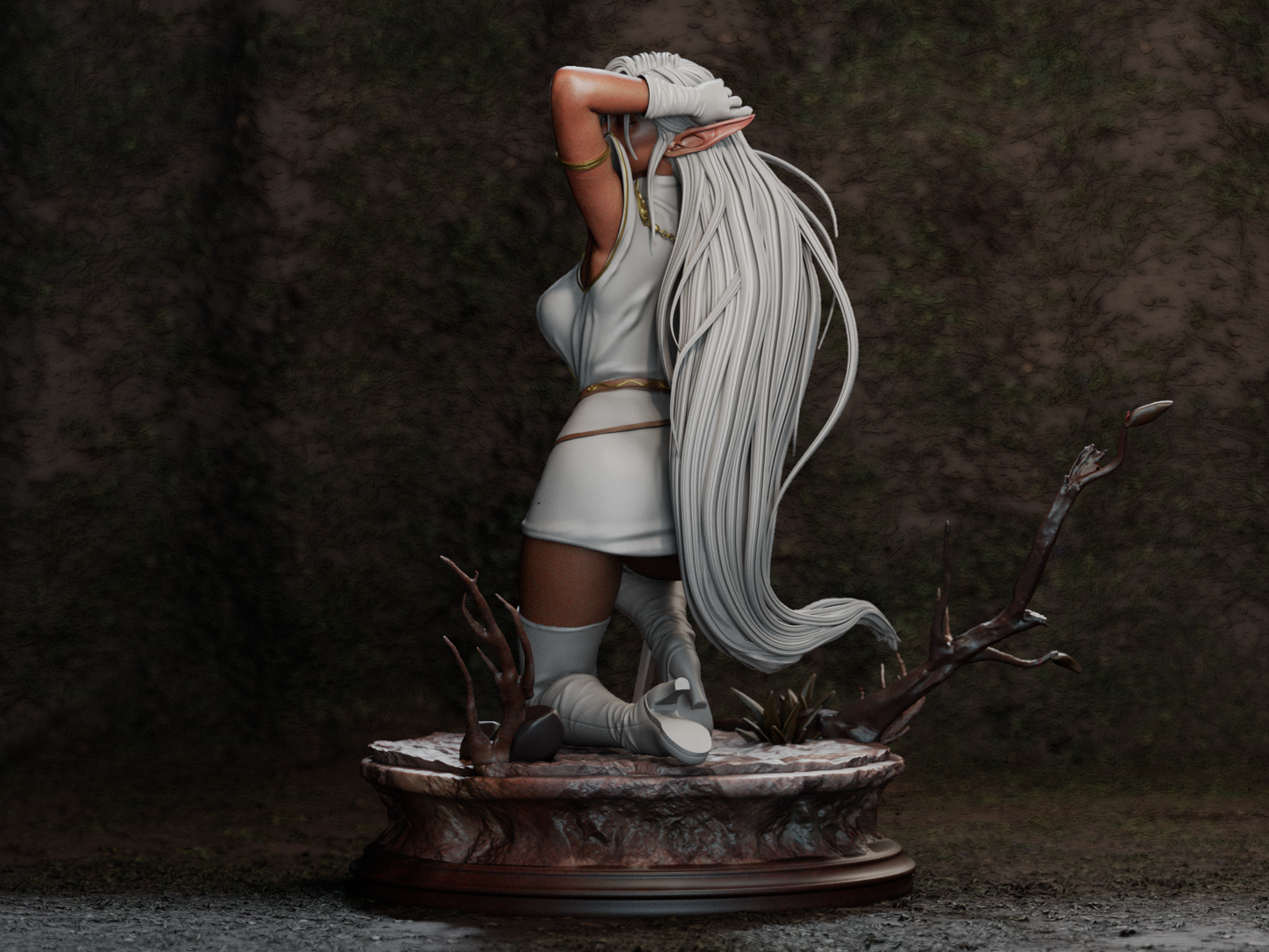 Pirotess Resin Sculpture (Design by CA3D Studios)