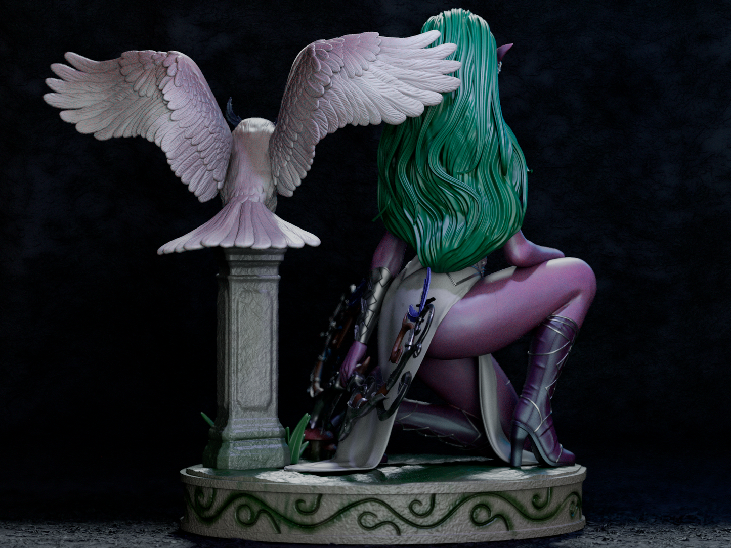 Tyrande Whisperwind Resin Sculpture (Design by CA3D Studios)
