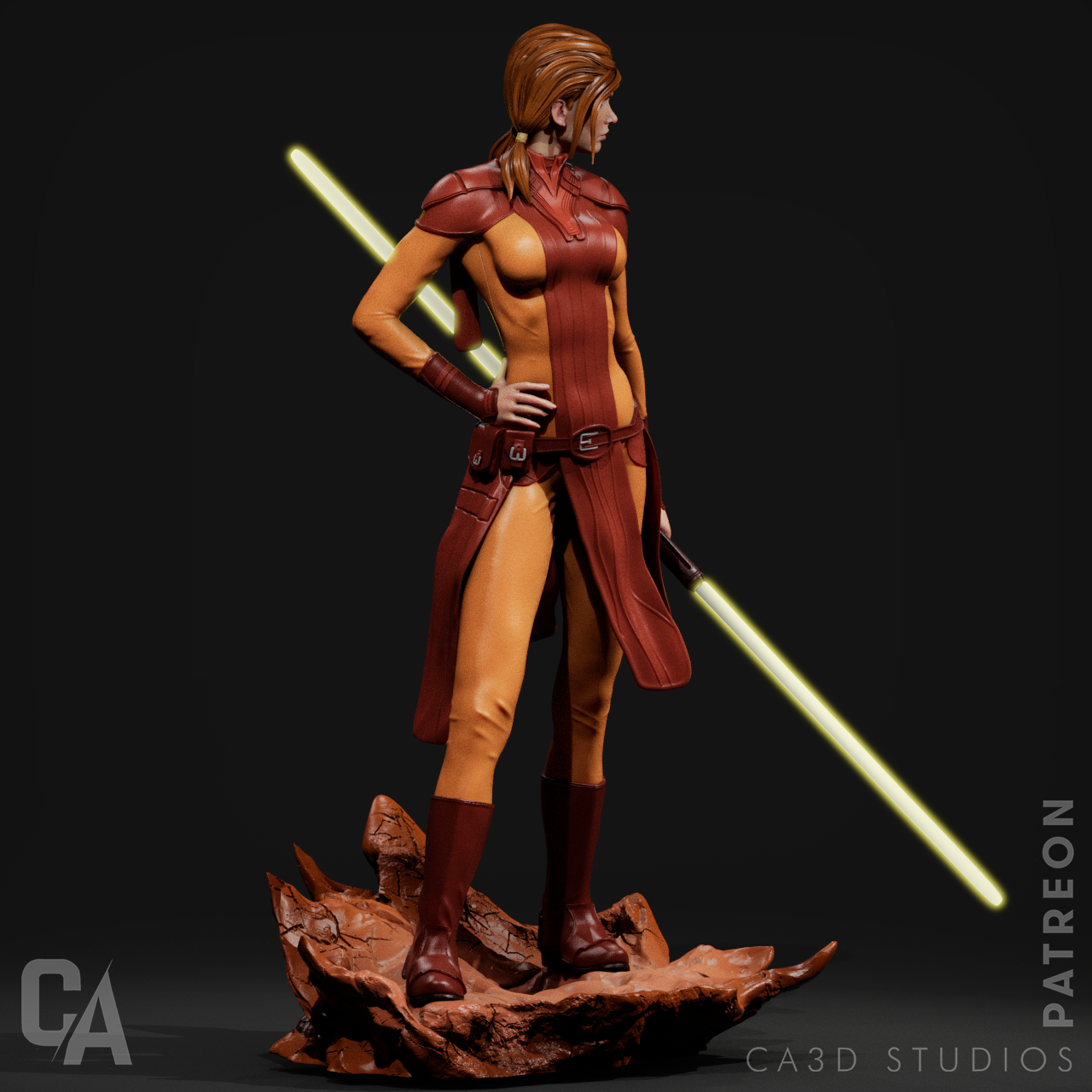 Bastila Shan Resin Fan Art - MTO