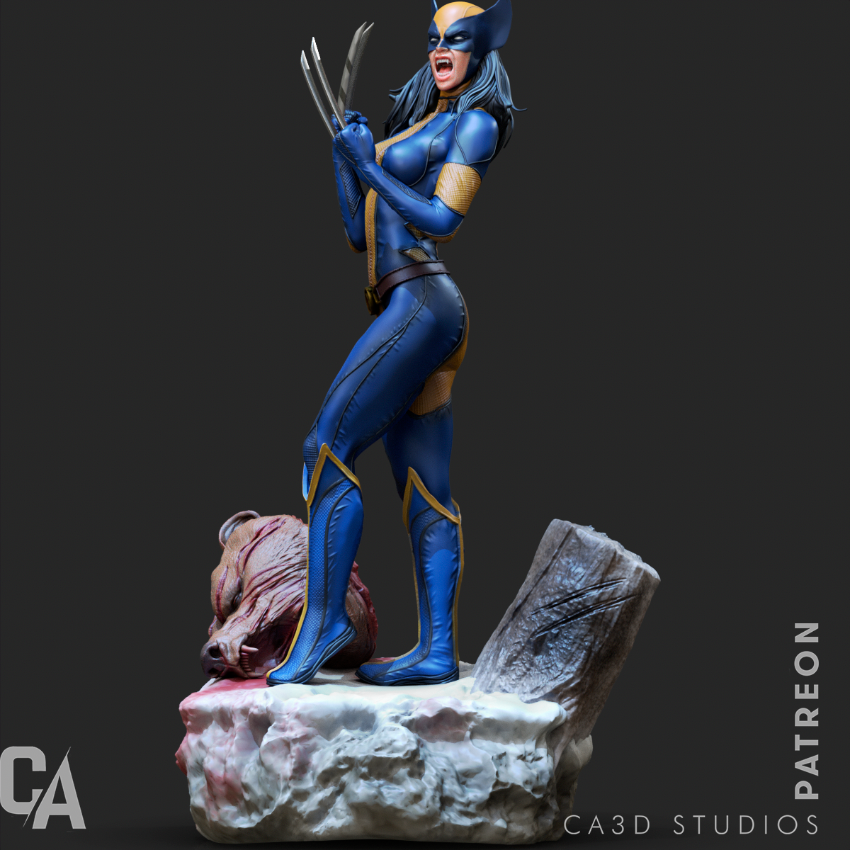 X-23 Wolverine/Laura Collectible Resin Fan Art Pro Painted - MTO