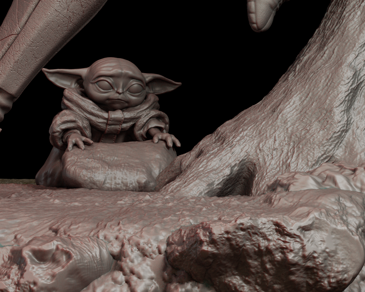 Ahsoka Resin Art - MTO (Design by CA3D)
