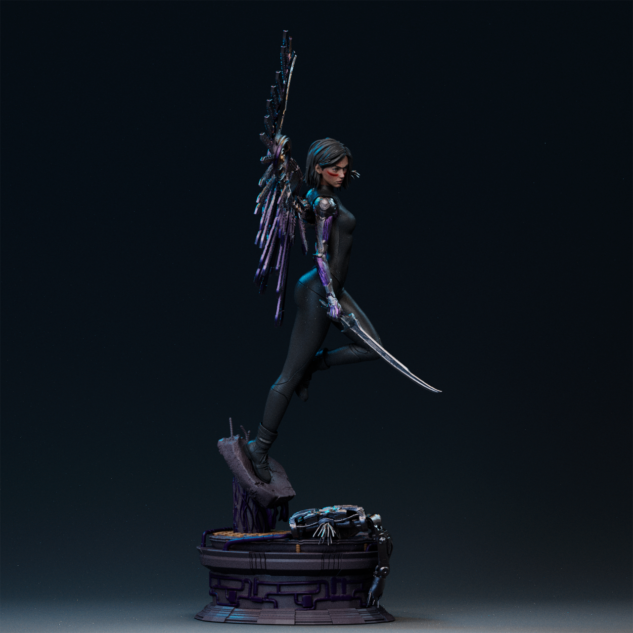 Alita Battle Angel Collectible Resin Fan Art - MTO