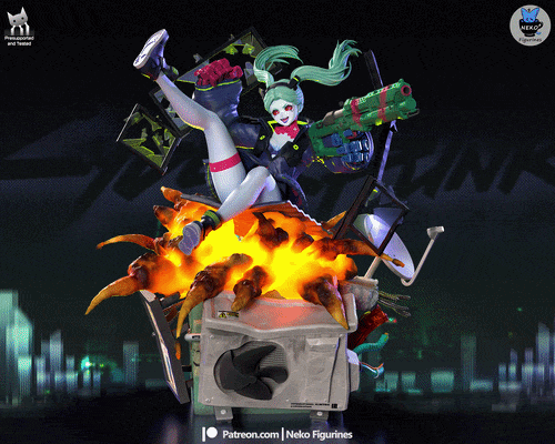 Rebecca Smasher Resin Art (Neko Version)