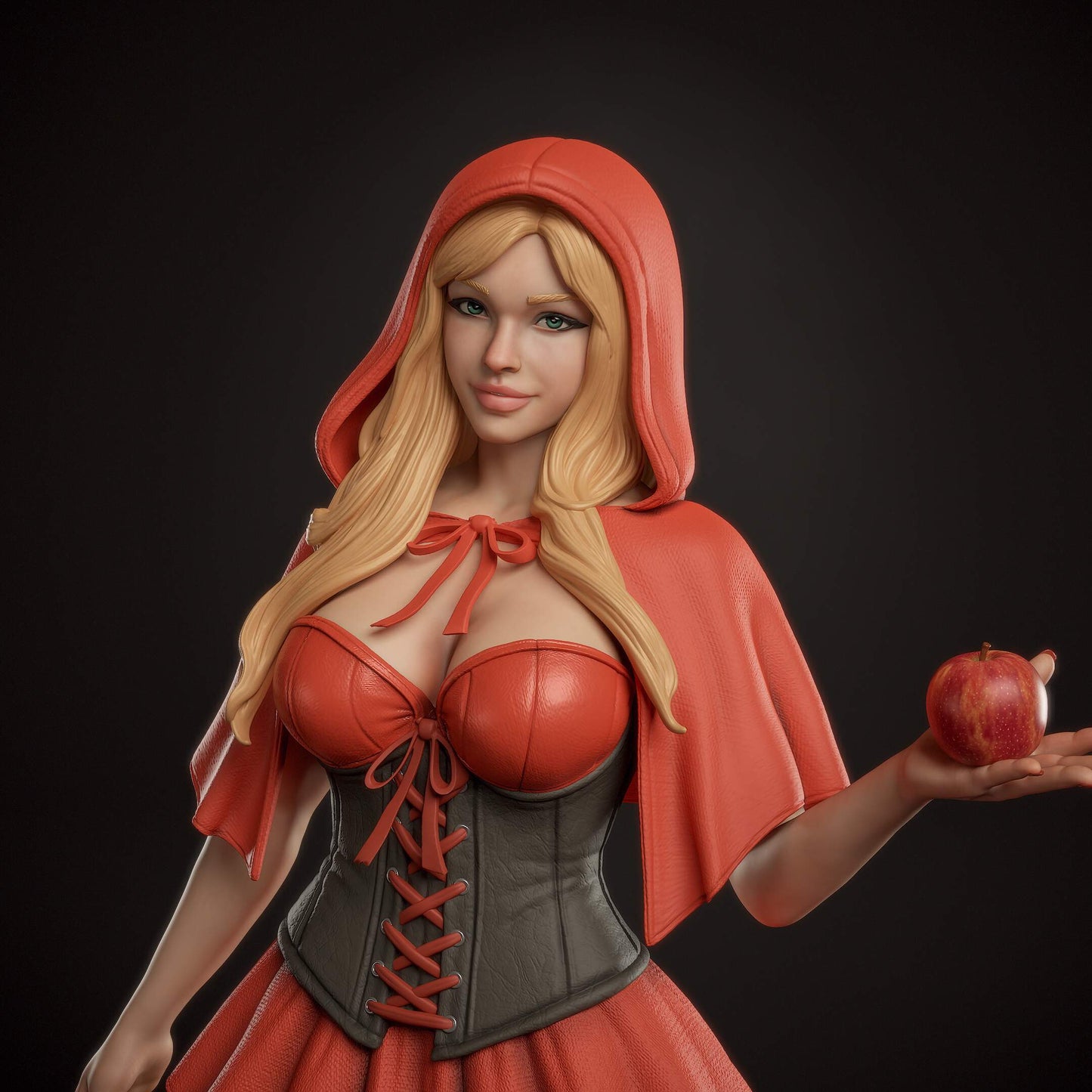 Red Riding Hood Resin Art (Design by Abe3D)