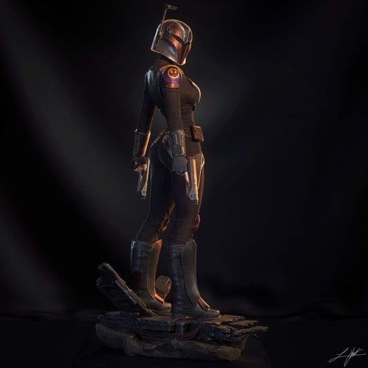 Sabine Wren Resin Fan Art (Design by Abe3D)