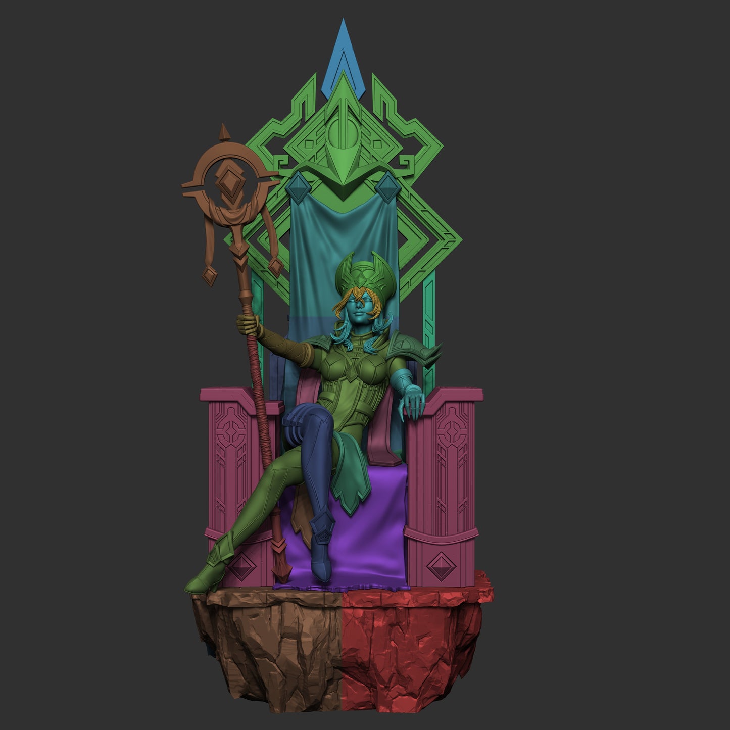 Sally Whitemane Resin Art - MTO (Design by CA3D)