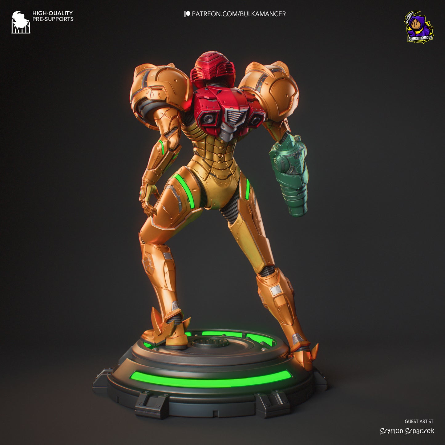 Metroid Samus Resin Fan Art - MTO (Design by Bulkamancer)