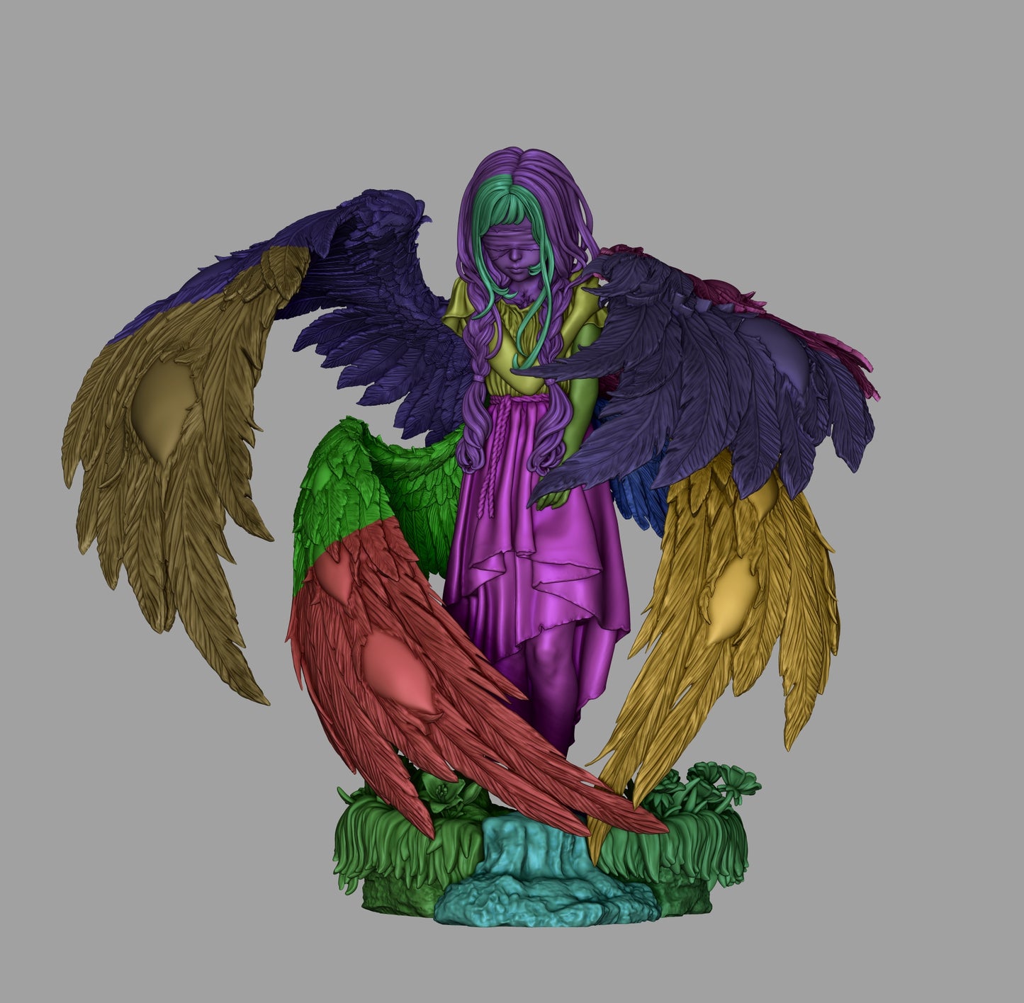 Seraphim Resin Sculpture (Design by CA3D Studios)