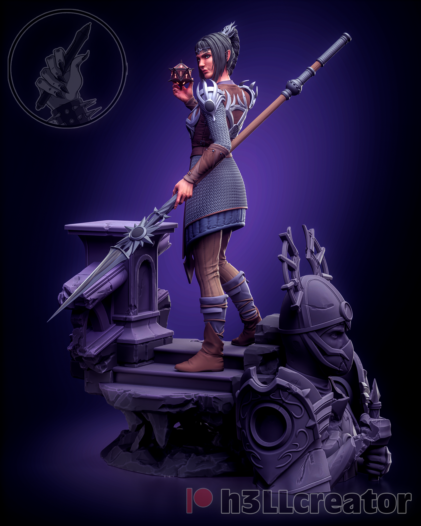 Shadowheart Resin Fan Art - MTO (H3llcreator)