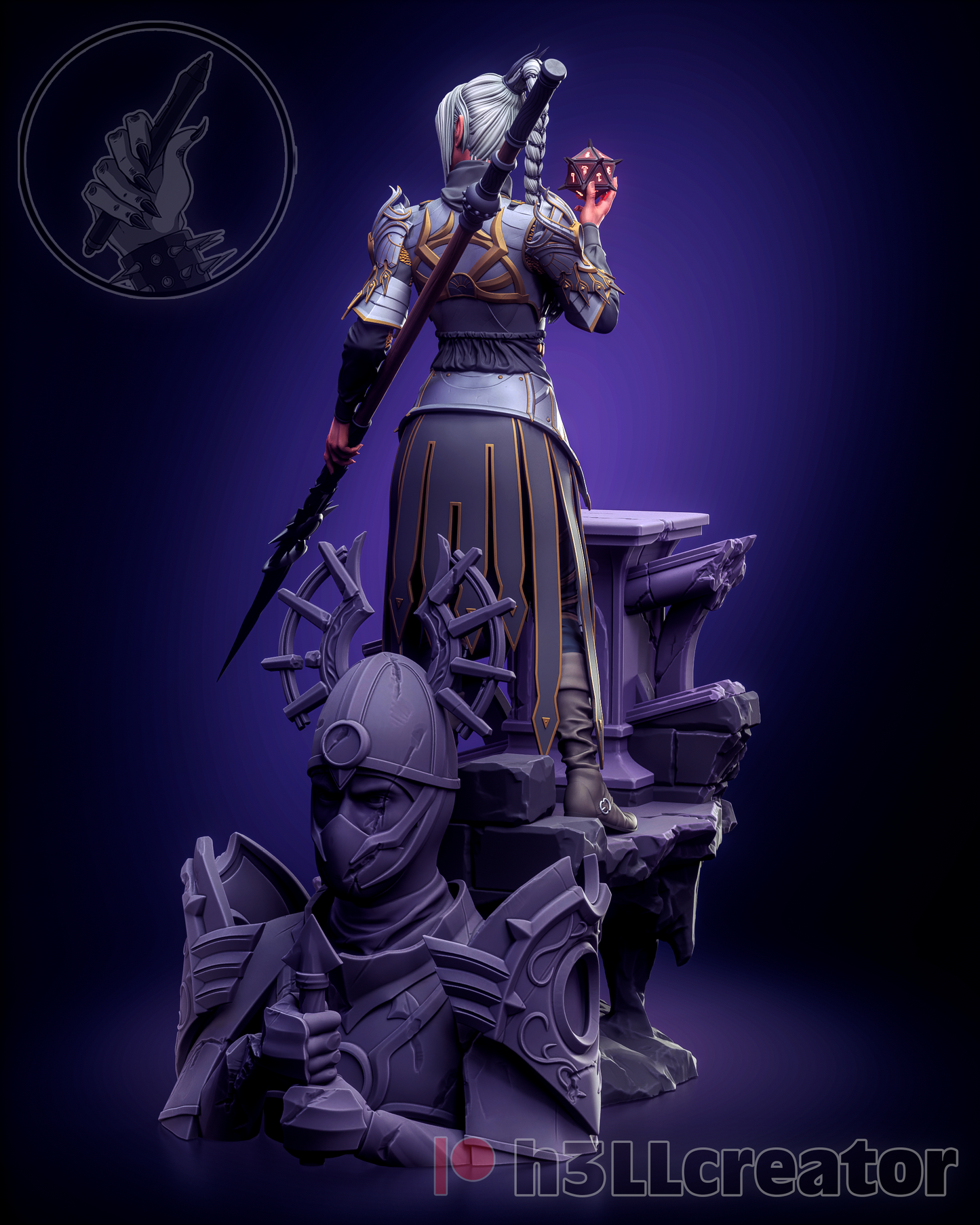 Shadowheart Resin Fan Art - MTO (H3llcreator)