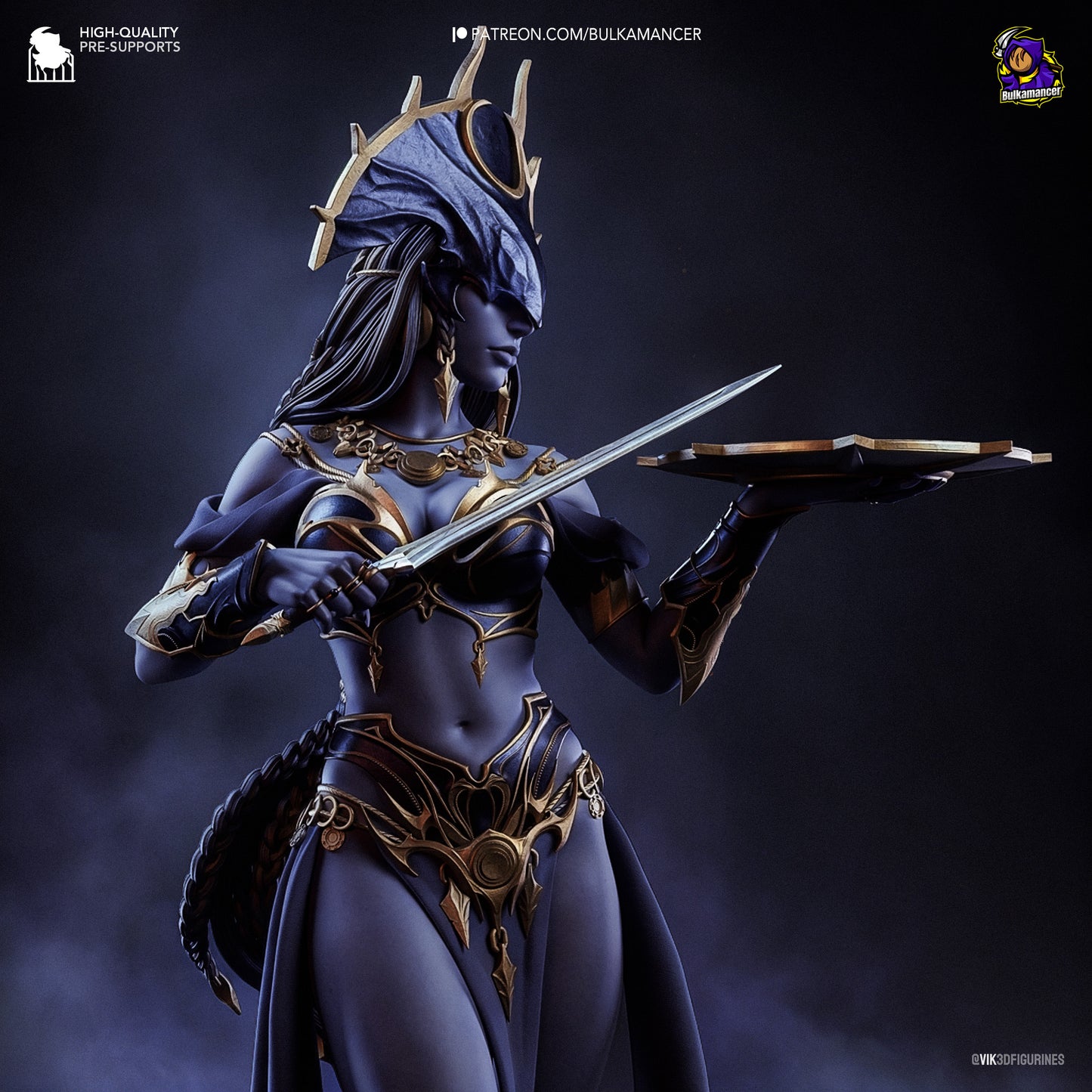 Baldur's Gate 3 Shar Resin Fan Art - MTO