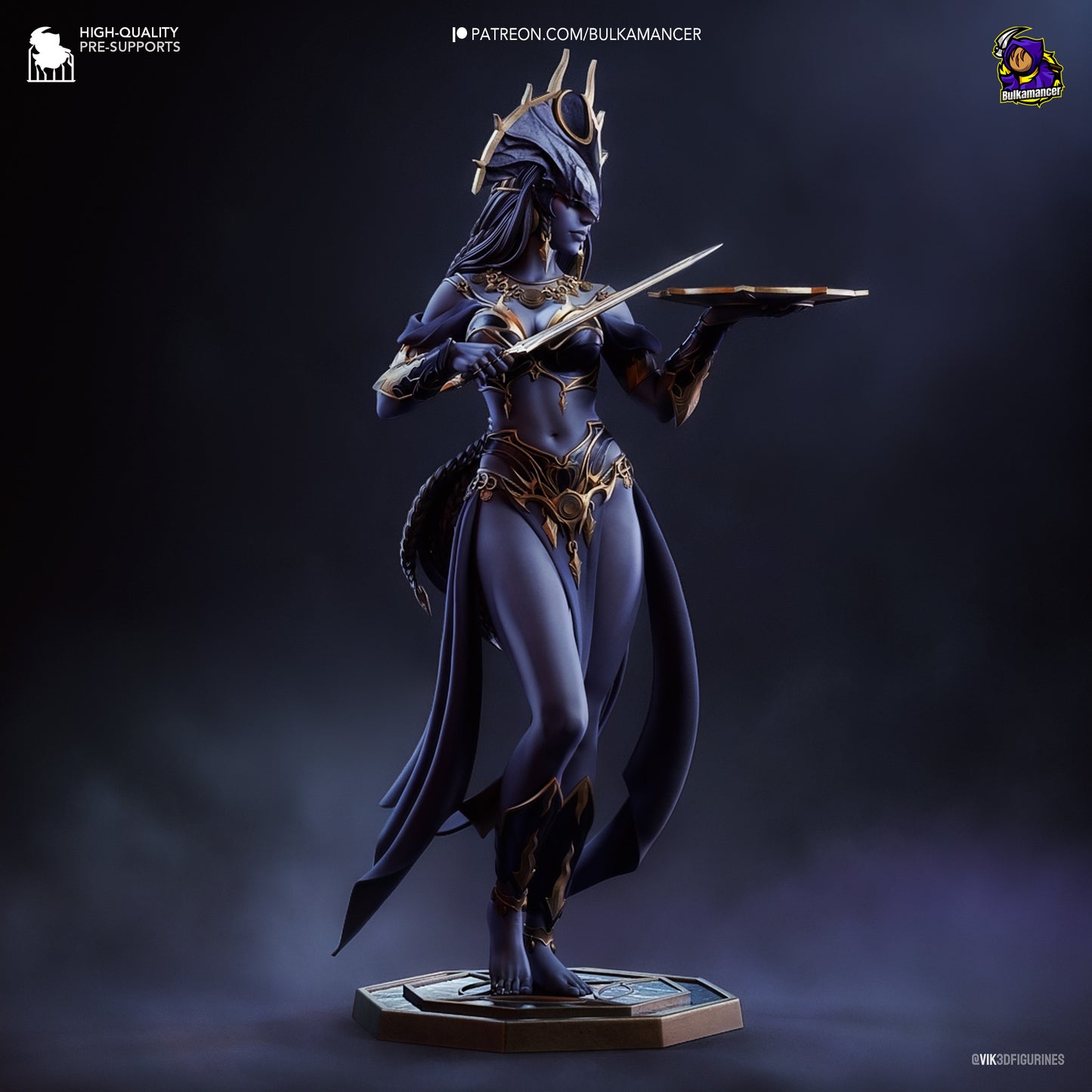 Baldur's Gate 3 Shar Resin Fan Art - MTO