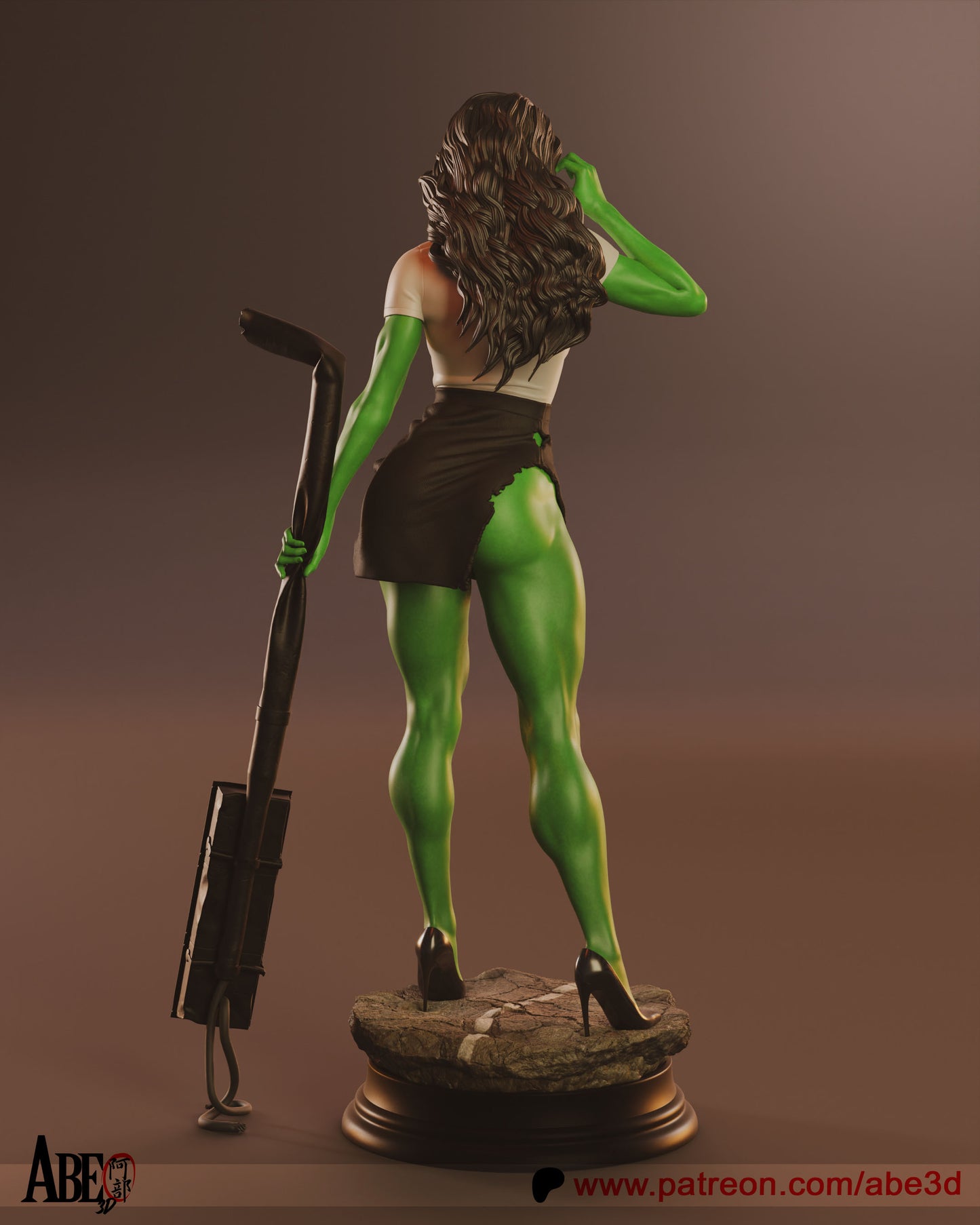 She-Hulk Resin Fan Art - MTO (Design by Abe3D)