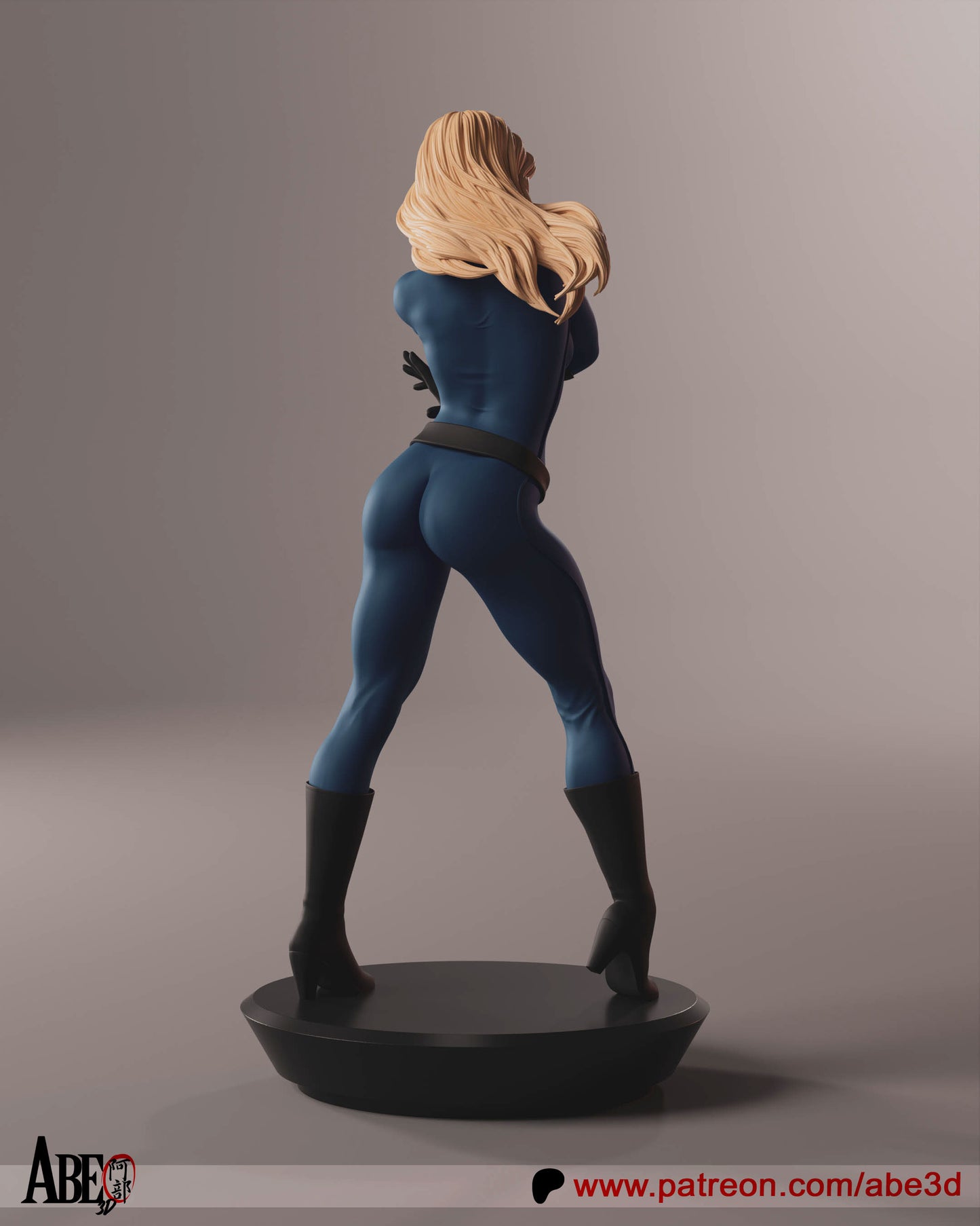 Sue Storm Invisible Woman Resin Fan Art - MTO (Abe3D)