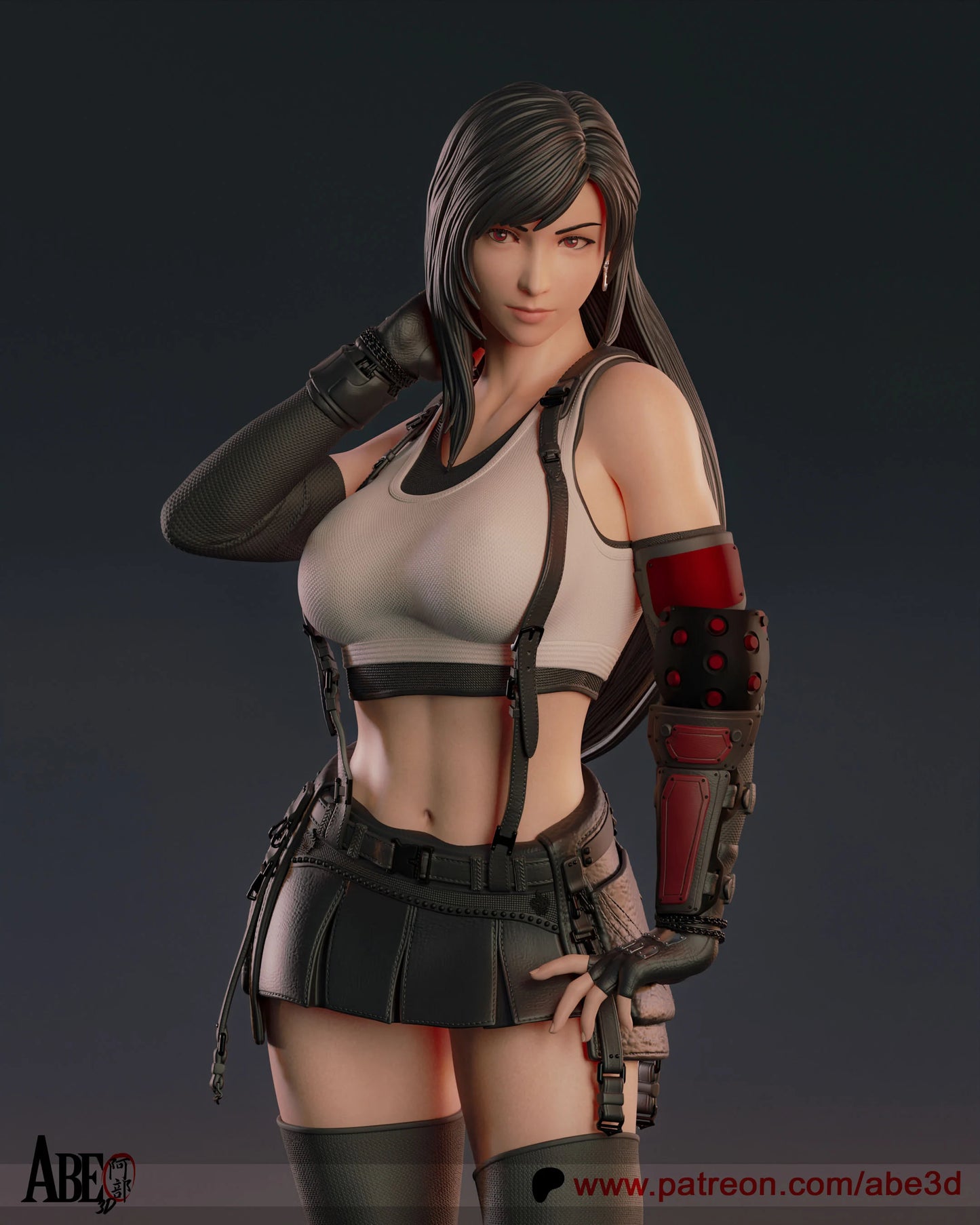 Tifa Lockhart Resin Fan Art - MTO A3D