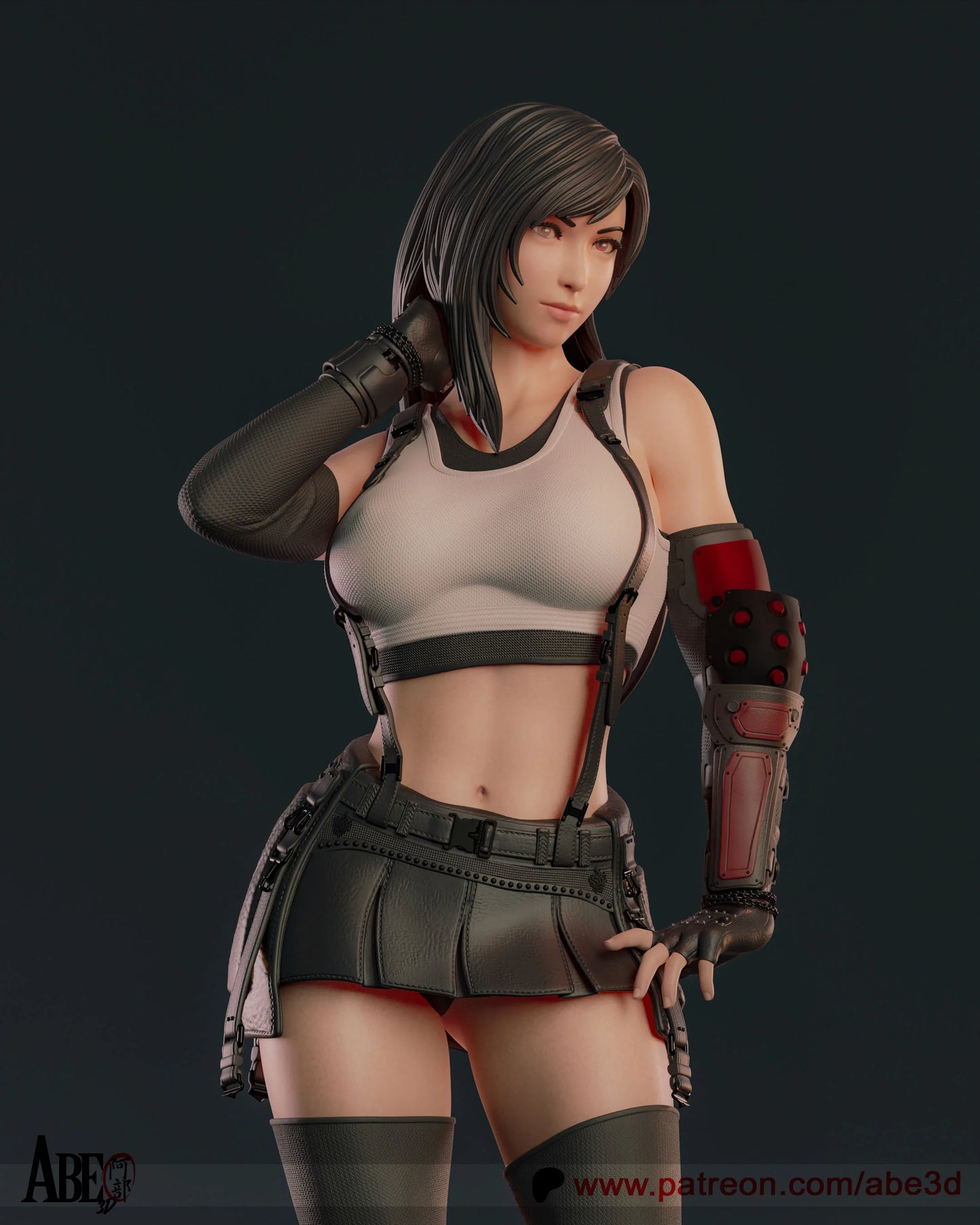 Tifa Lockhart Resin Fan Art - MTO A3D