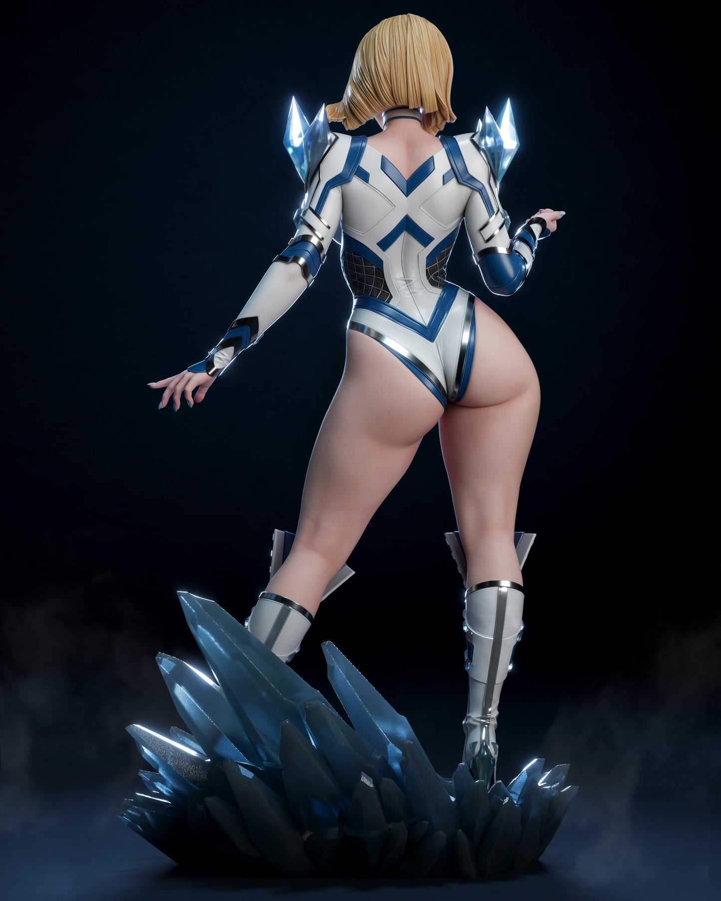 Emma Frost Resin Fan Art (Design by CA3D Studios)