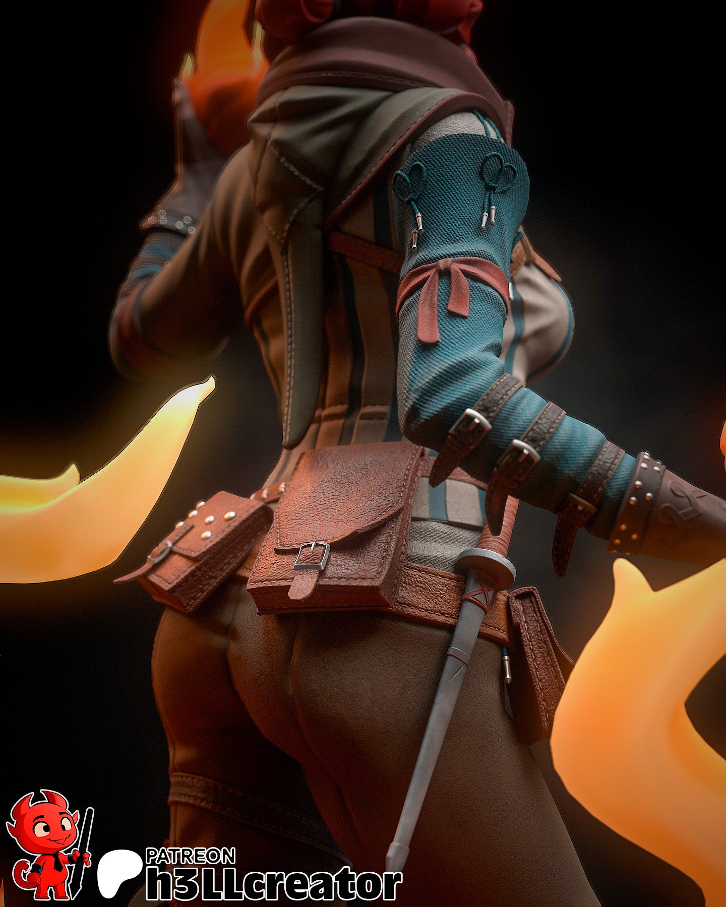Trill Merigold Resin Fan Art - MTO (H3llcreator)