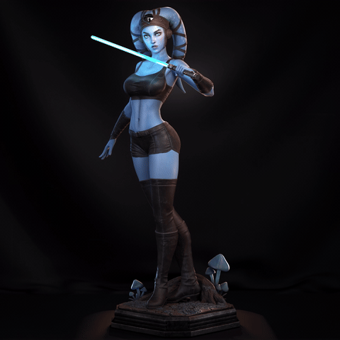 Aayla Secura Resin Fan Art - MTO (Design by Abe3D)