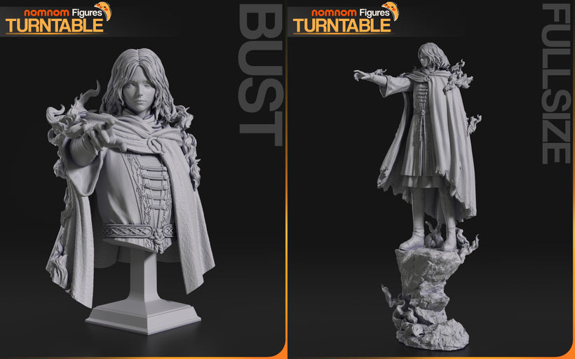 Melina Resin Fan Art Pro Painted - MTO NN