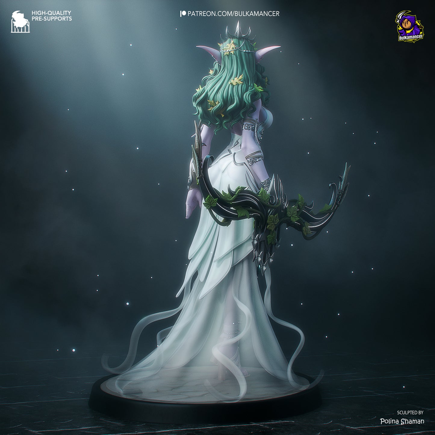 Tyrande Whisperwind World of Warcraft Resin Fan Art - MTO (Design by Bulkamancer)