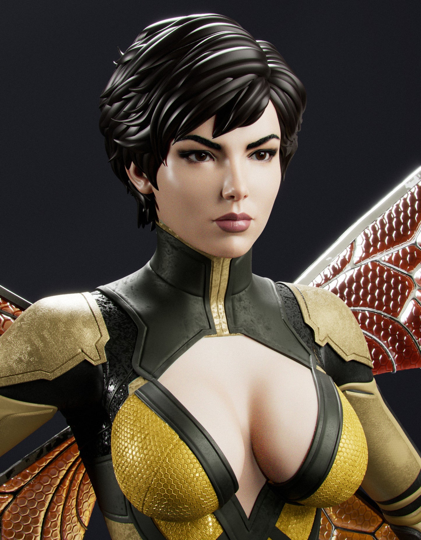 Wasp Resin Art (Design by Abe3D)