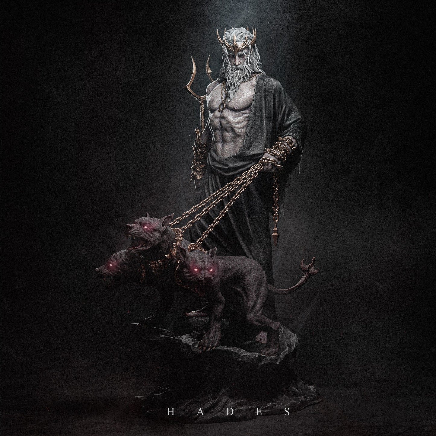 Hades Resin Fan Art Sculpture