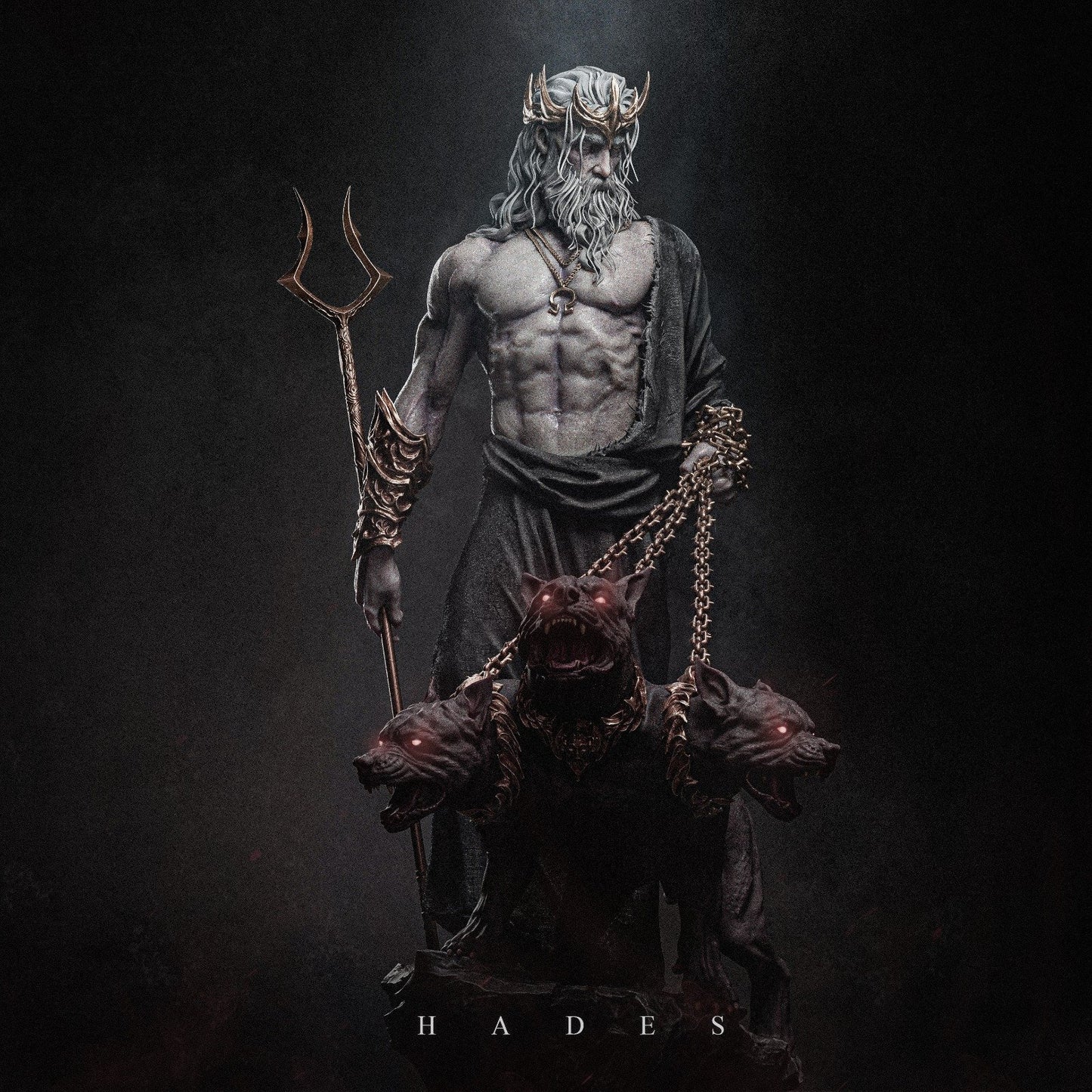 Hades Resin Fan Art Sculpture