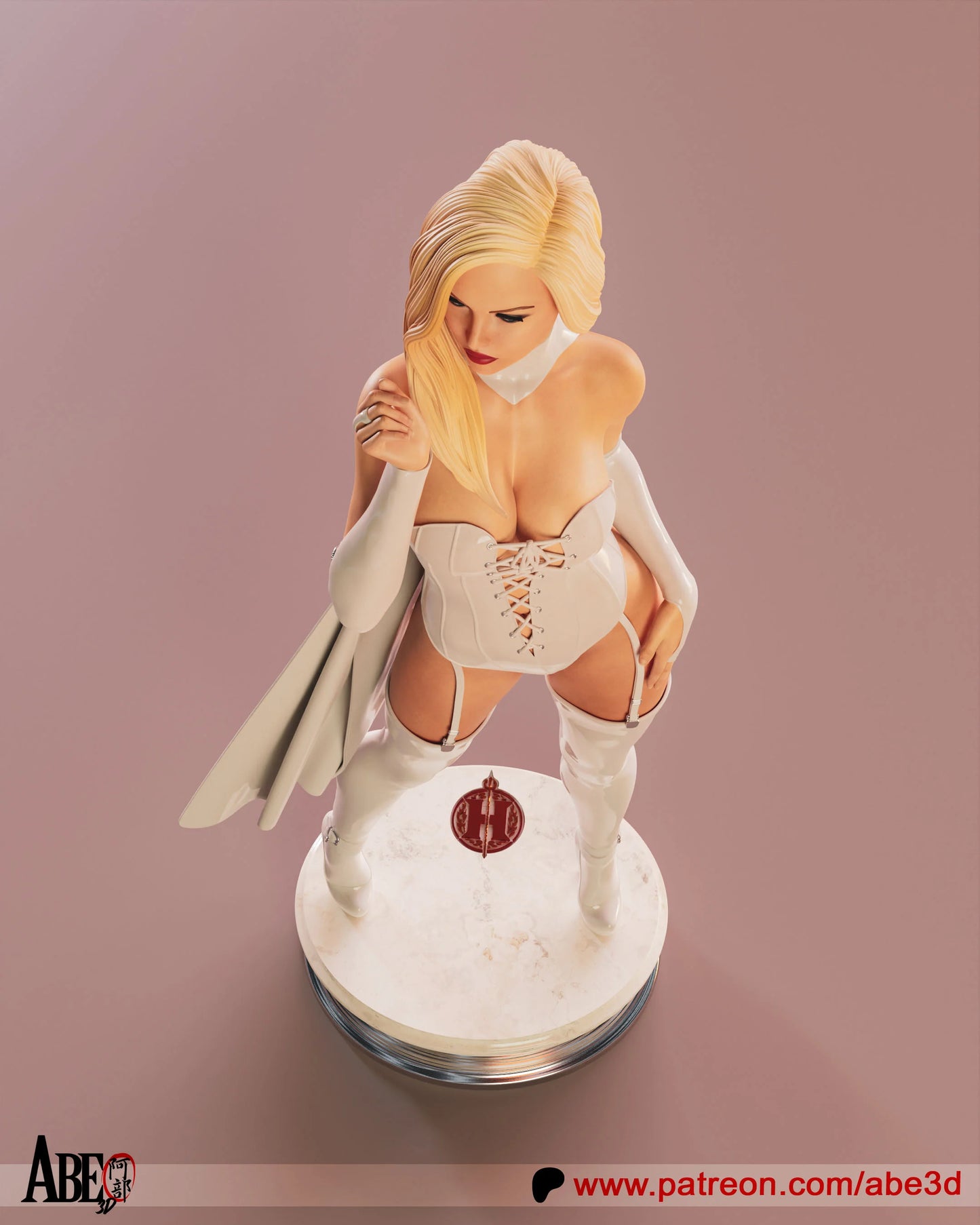 Emma Frost White Queen Resin Fan Art - MTO (Design by Abe3D)