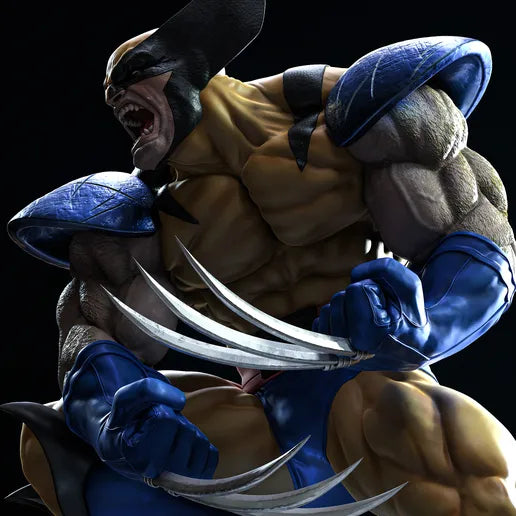 Wolverine Resin Art (Tanuki Version)