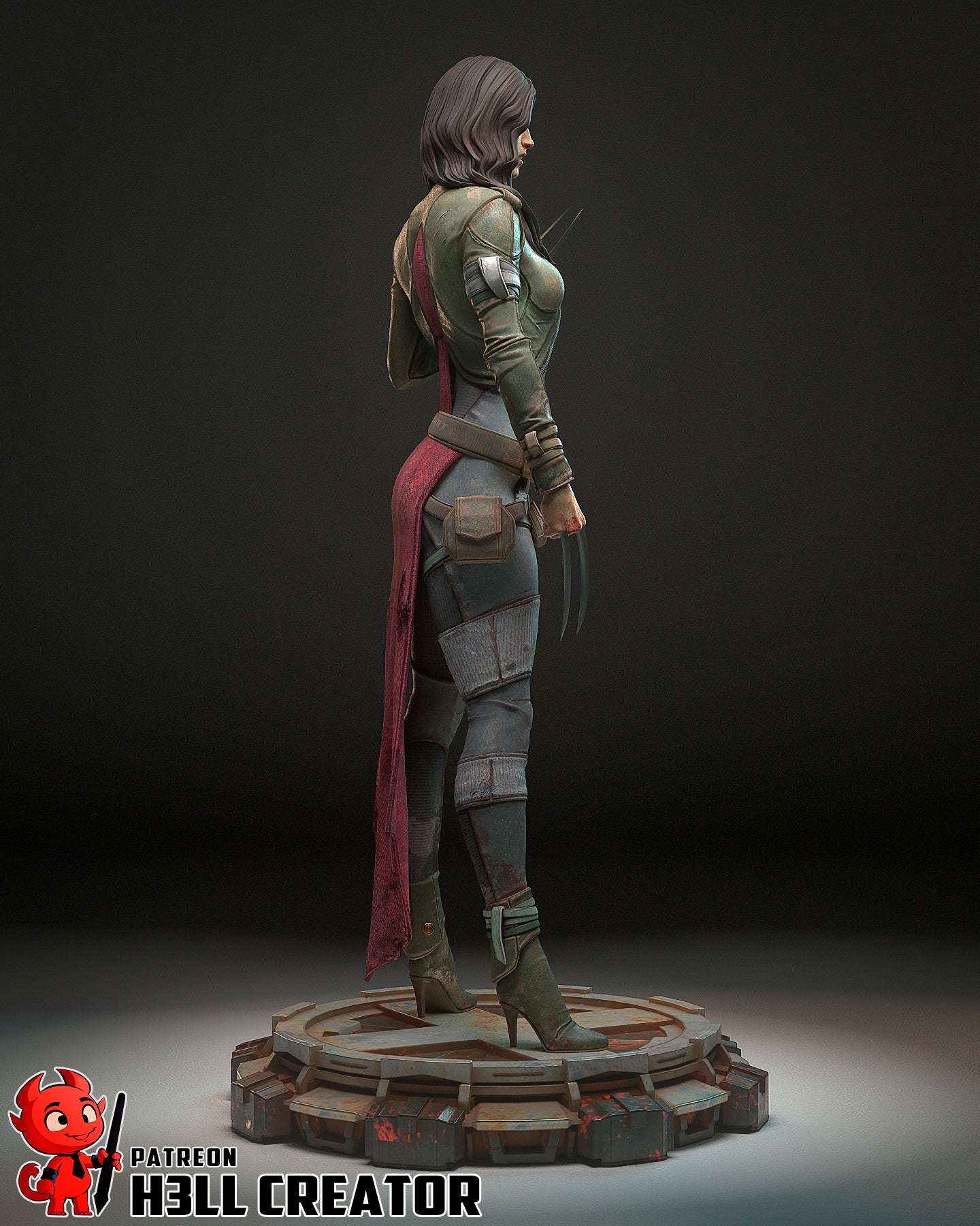 X-23 Resin Fan Art - MTO (Design by H3llcreator)