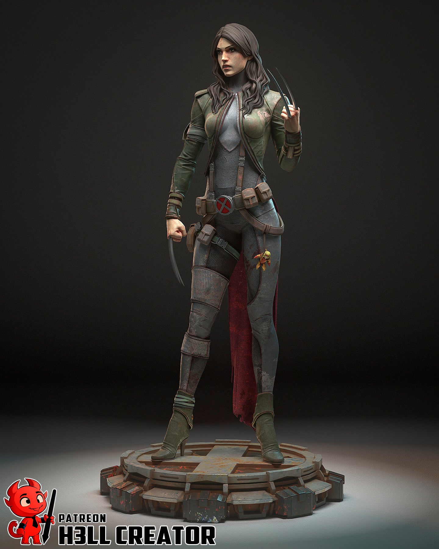 X-23 Resin Fan Art - MTO (Design by H3llcreator)