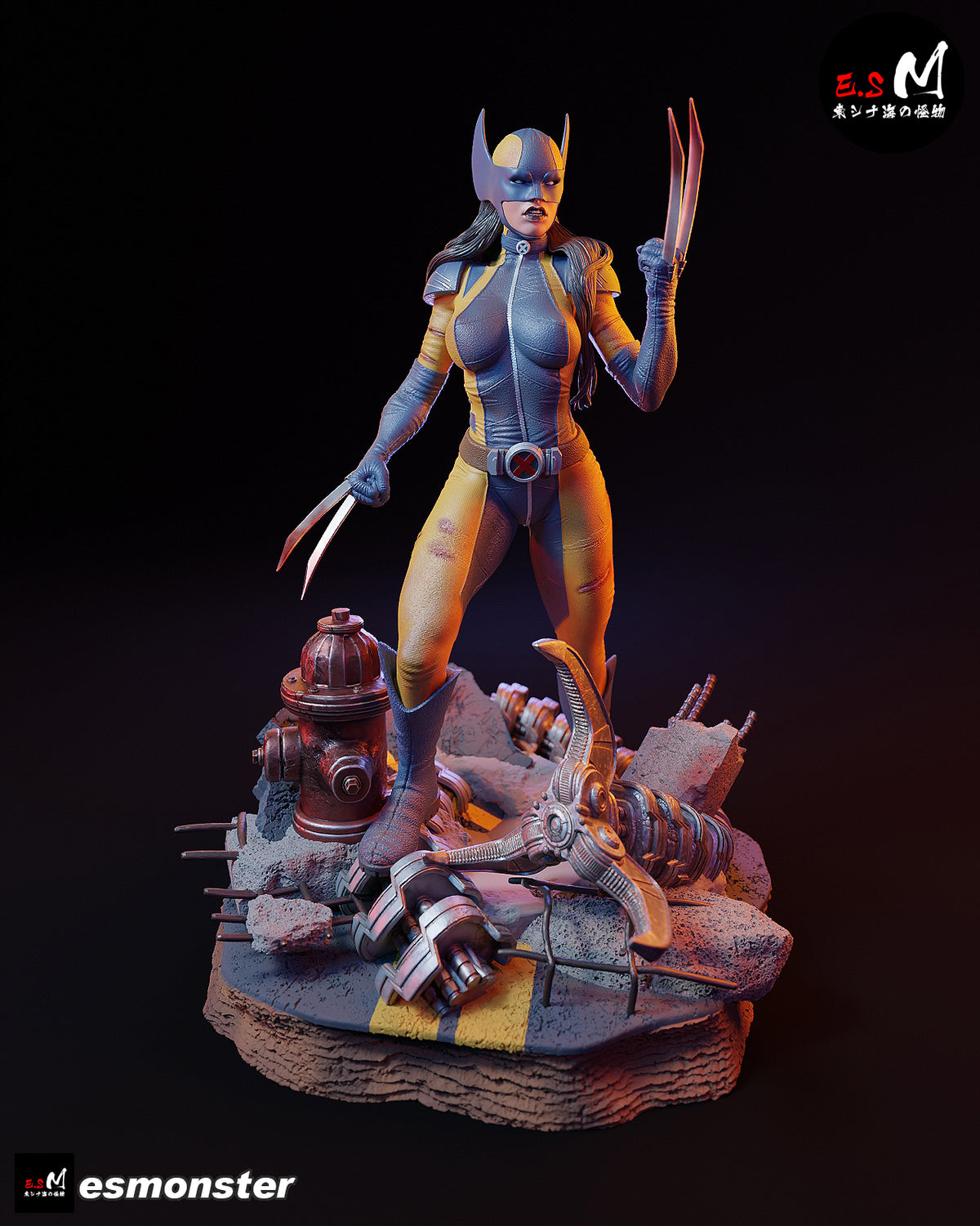 X-23 Resin Art (East Sea Monster Version)