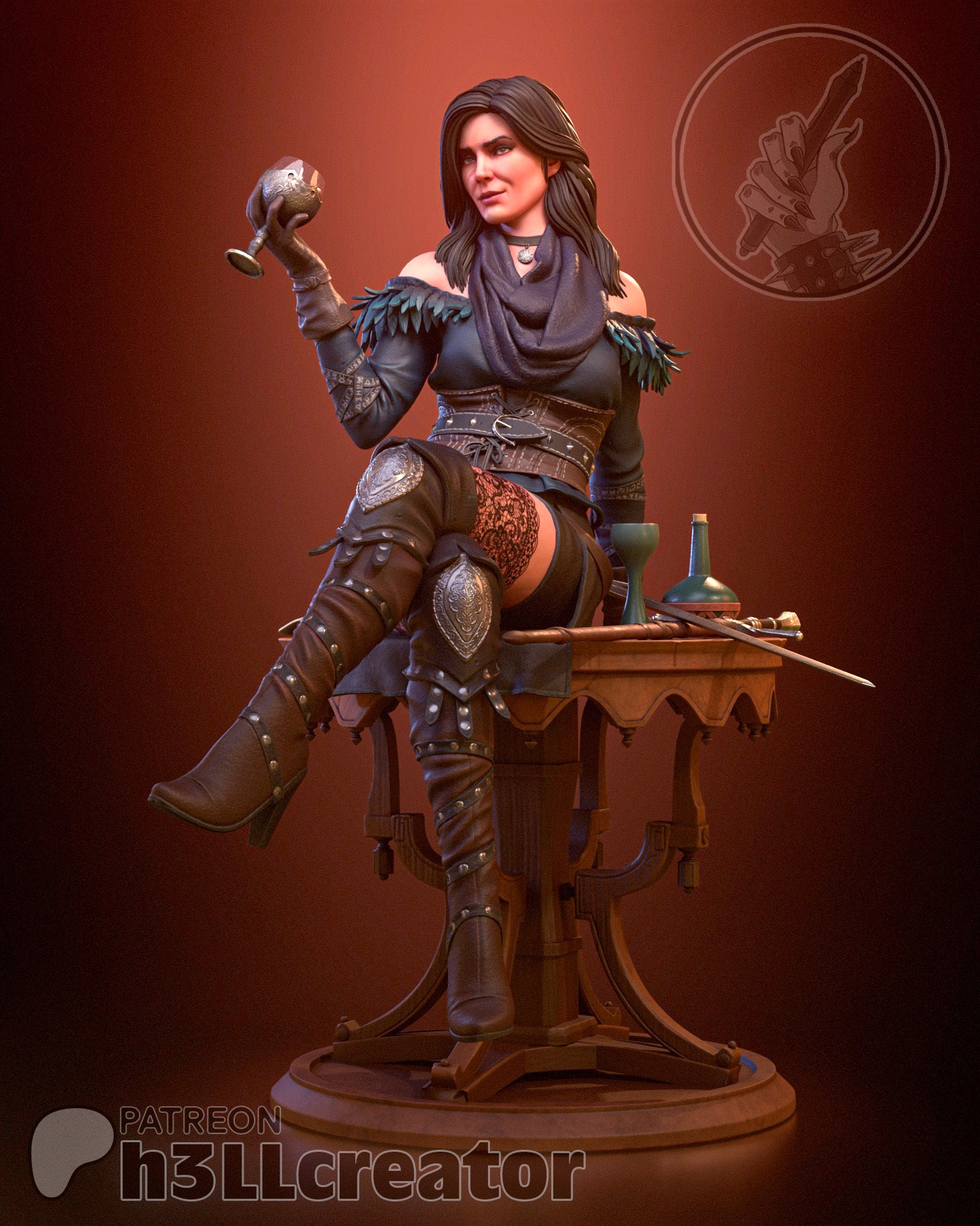 Witcher Yennefer Resin Fan Art - MTO