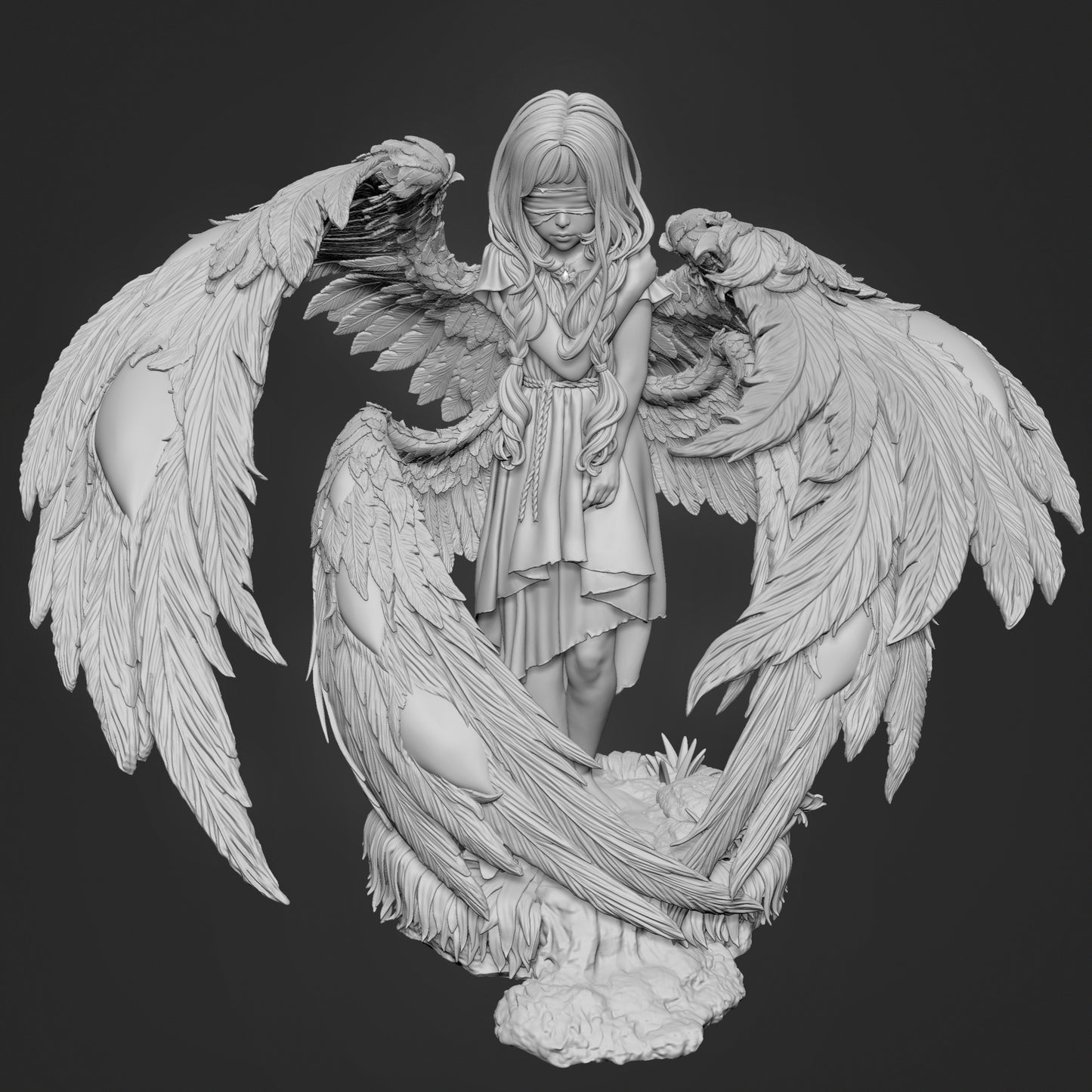 Seraphim Resin Sculpture (Design by CA3D Studios)