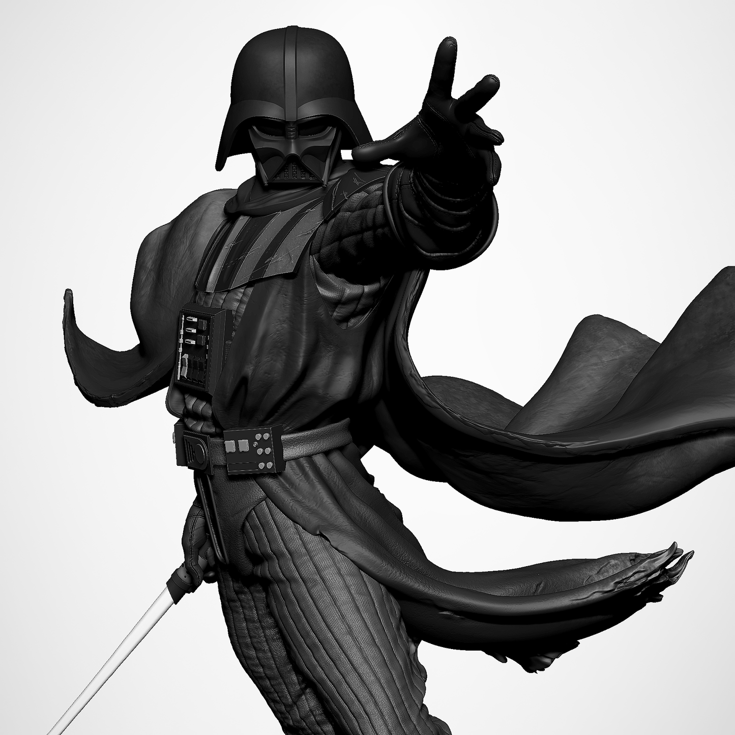 Darth Vader Diorama Resin Fan Art Pro Painted - MTO