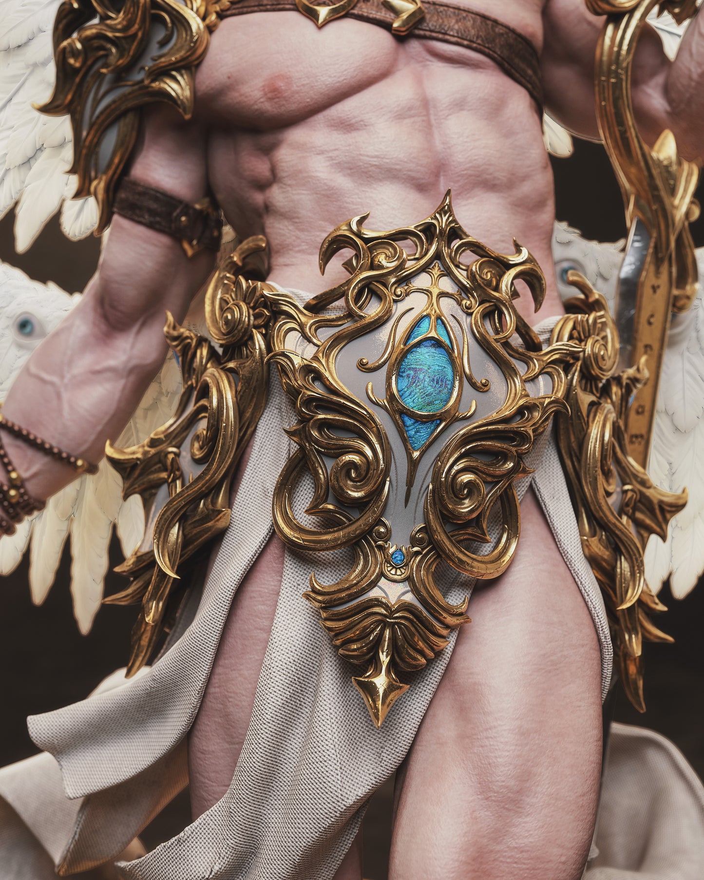 Cherubim Resin Sculpture (Design by CA3D Studios)
